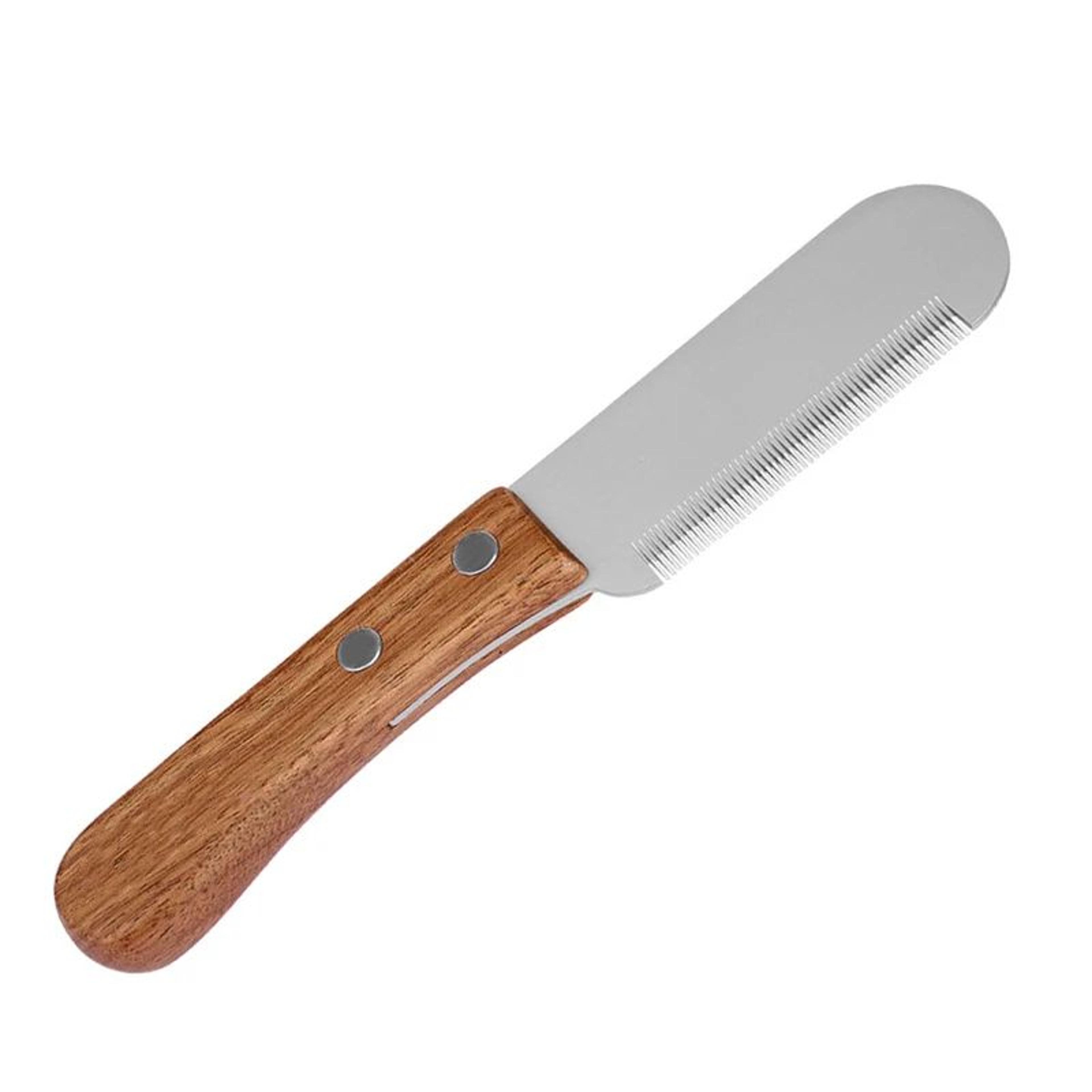 Professional Stainless Steel Pet Stripping Knife 2