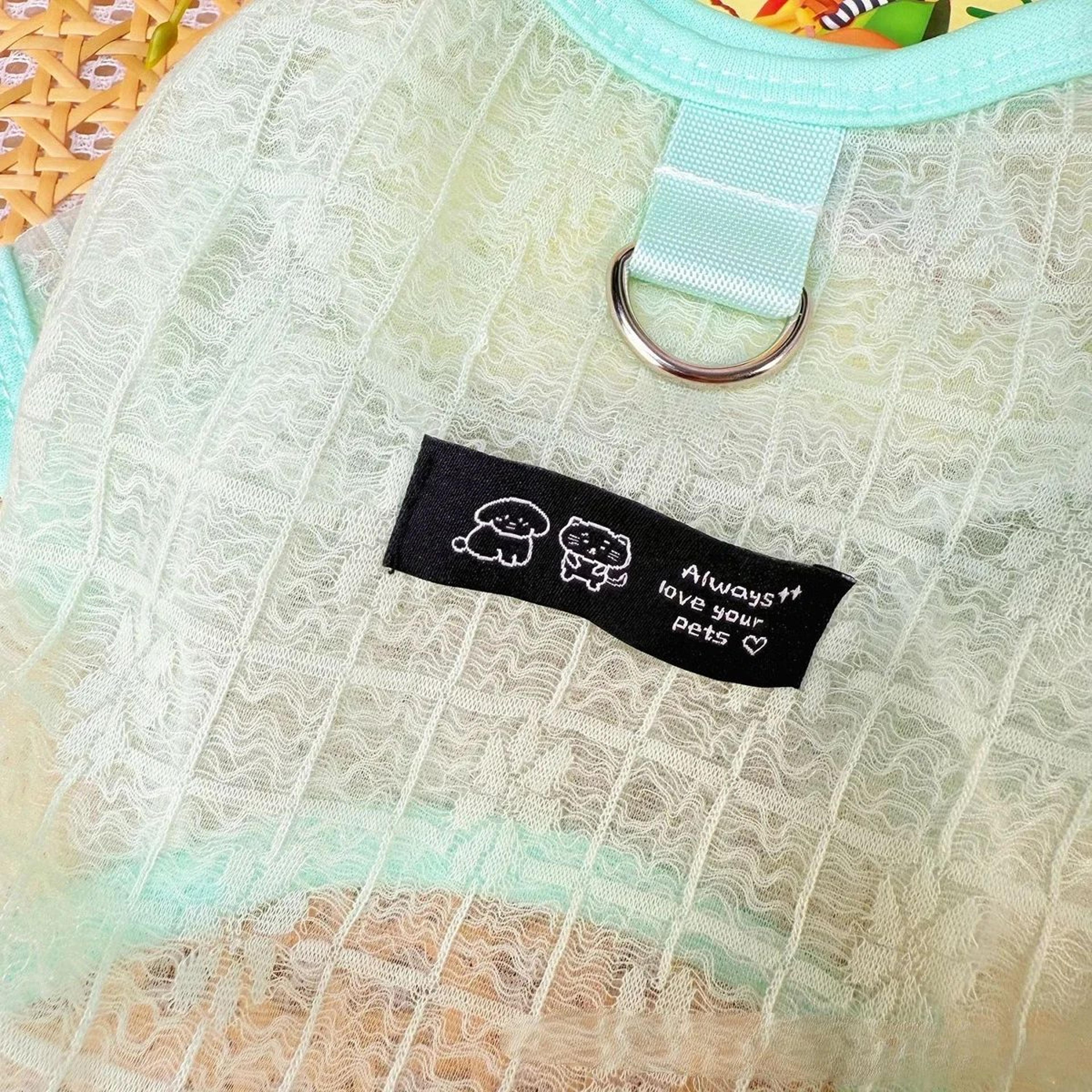 Summer Cooling Mesh Jumpsuit For Small Dogs 3