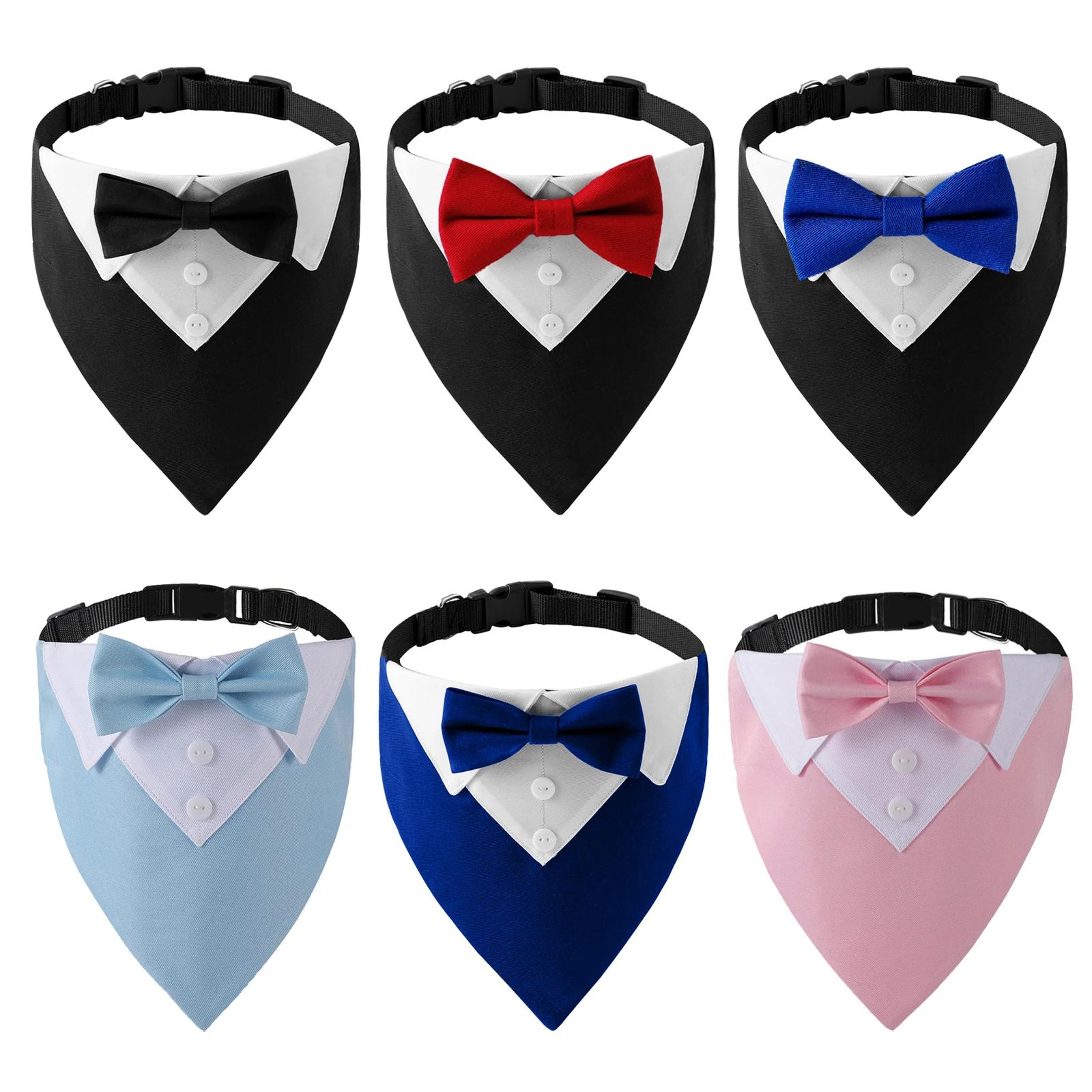 Formal Bow Tie Dog Collar Bandana 0