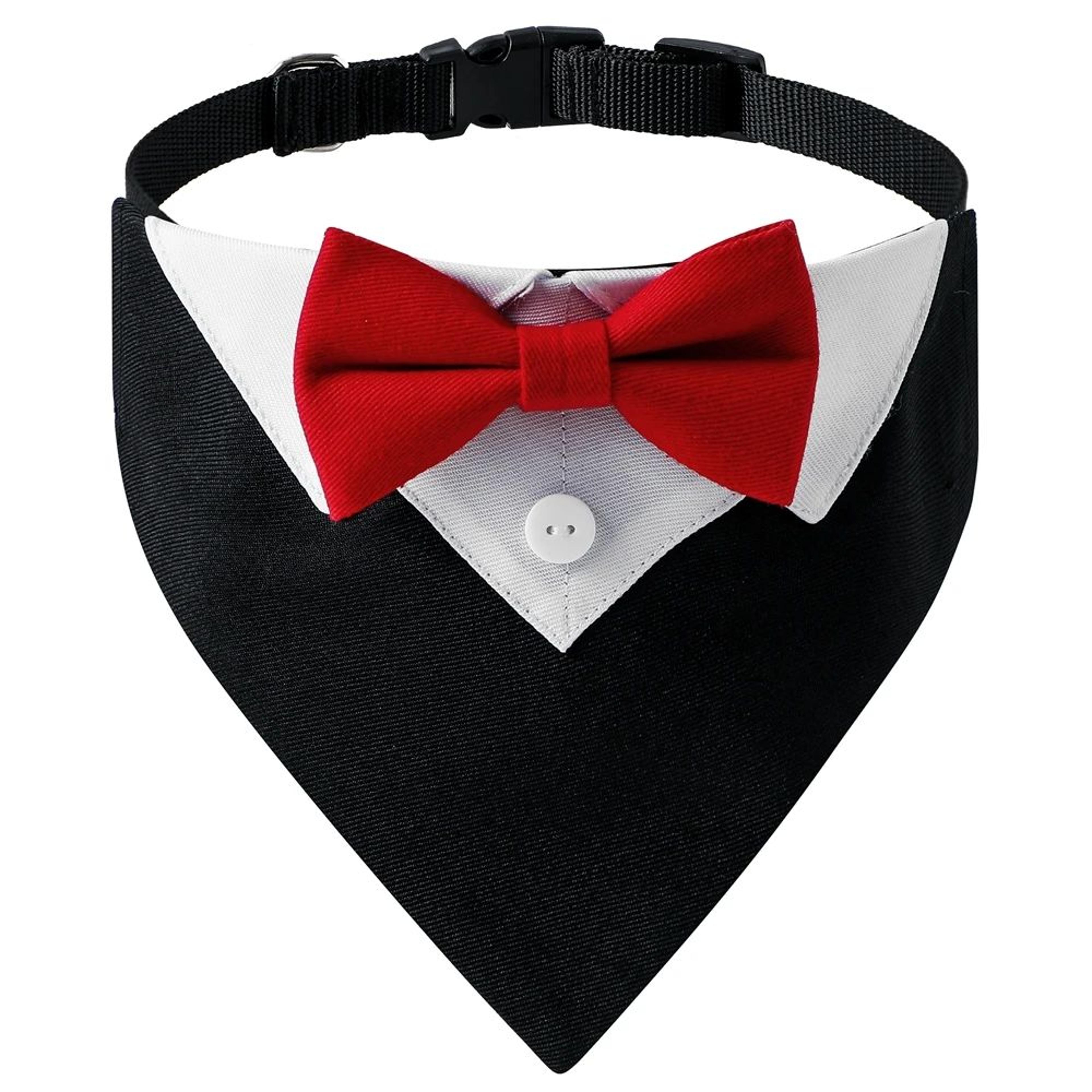 Formal Bow Tie Dog Collar Bandana 7
