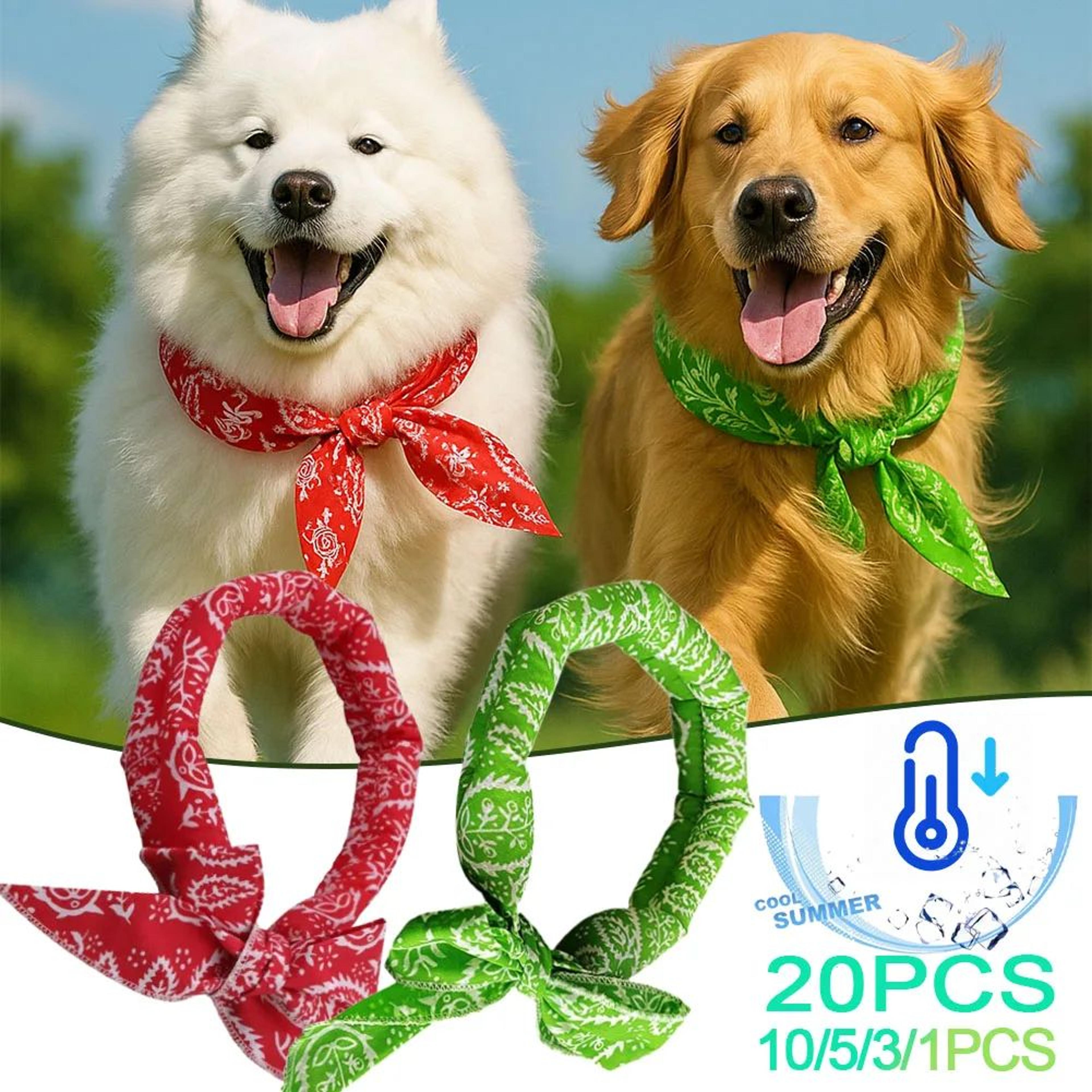 summer pet cooling scarf ice collar