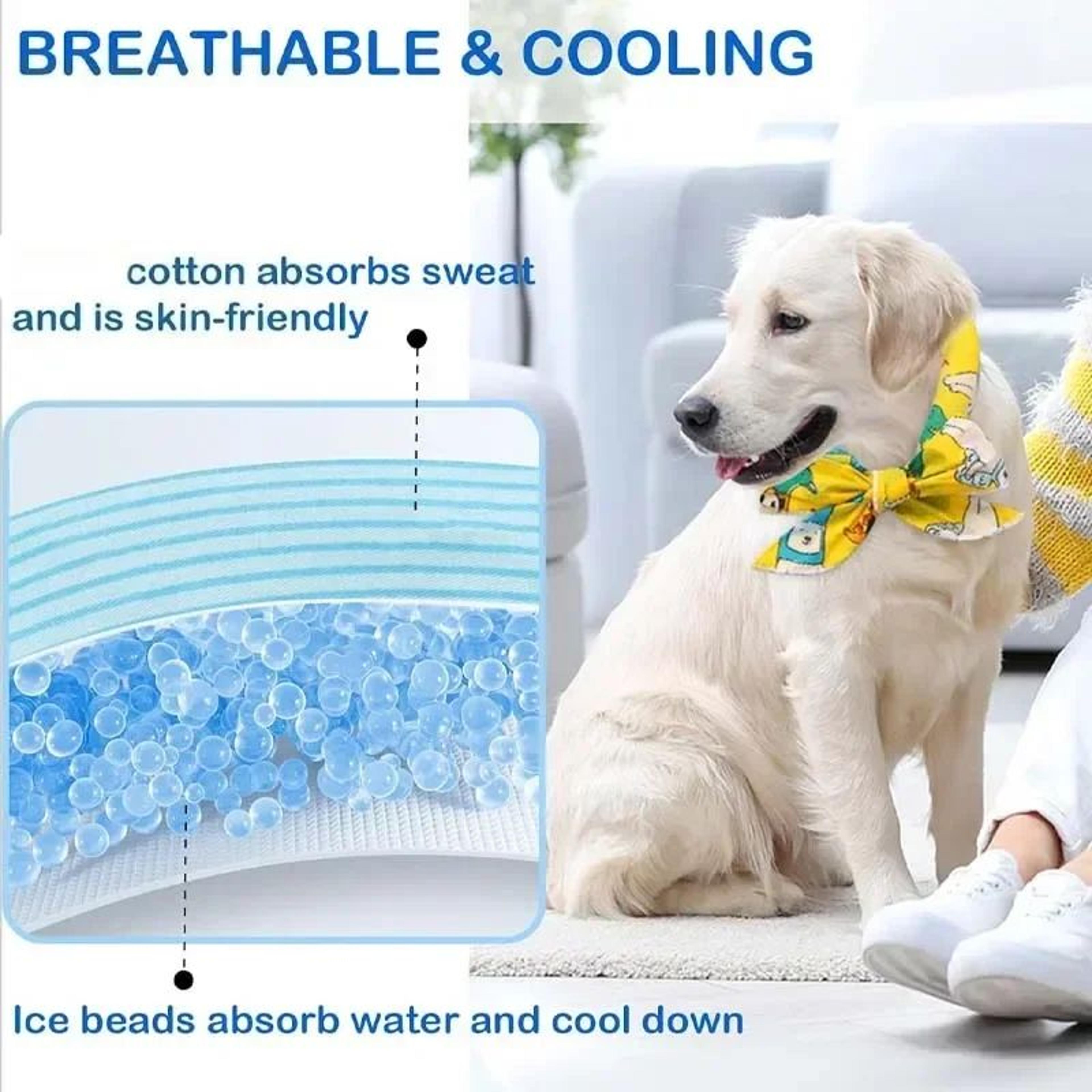 Summer Pet Cooling Scarf Ice Collar 3