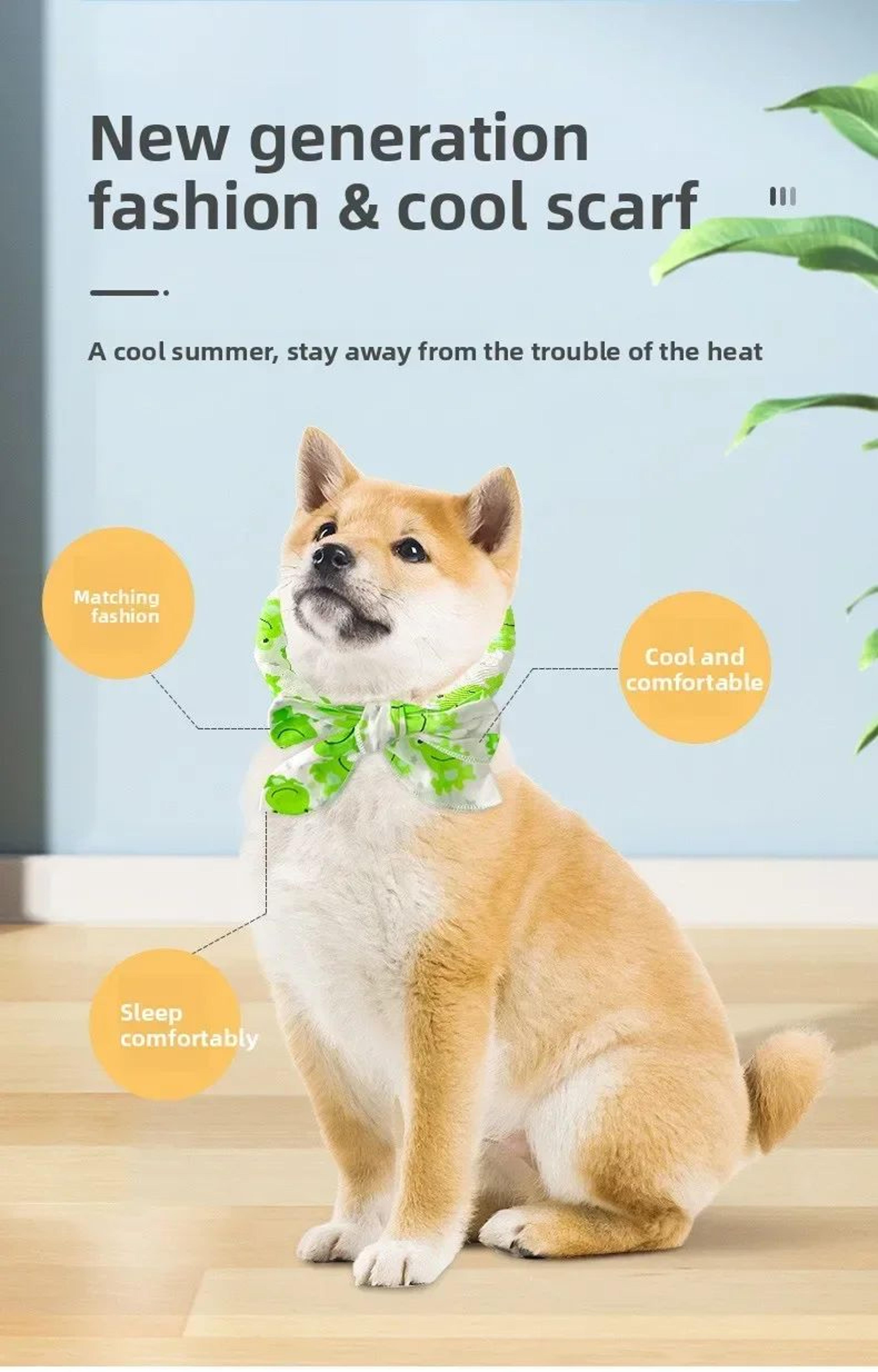 Summer Pet Cooling Scarf Ice Collar 7
