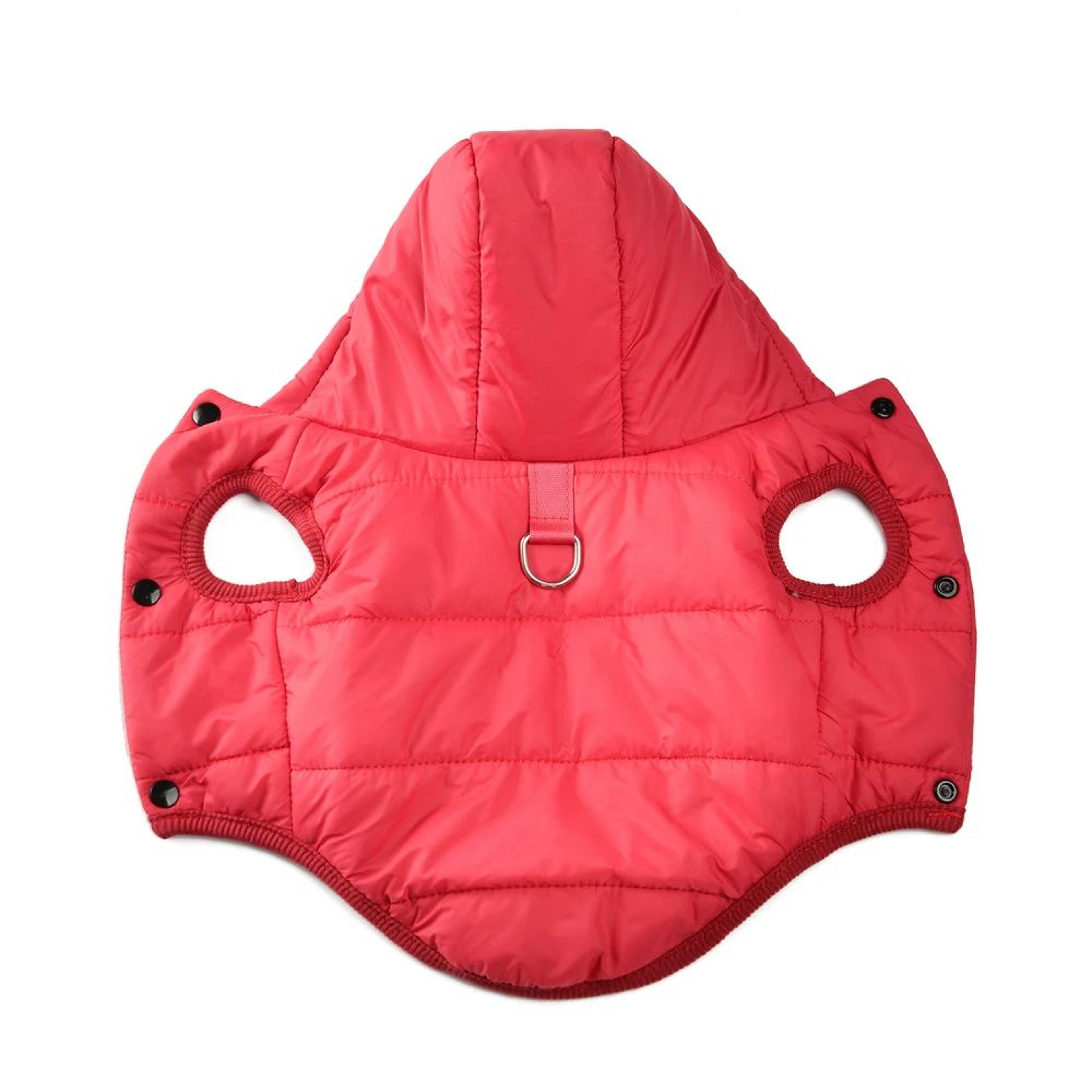 Warm Fleece Dog Hoodie Coat With D Ring 8