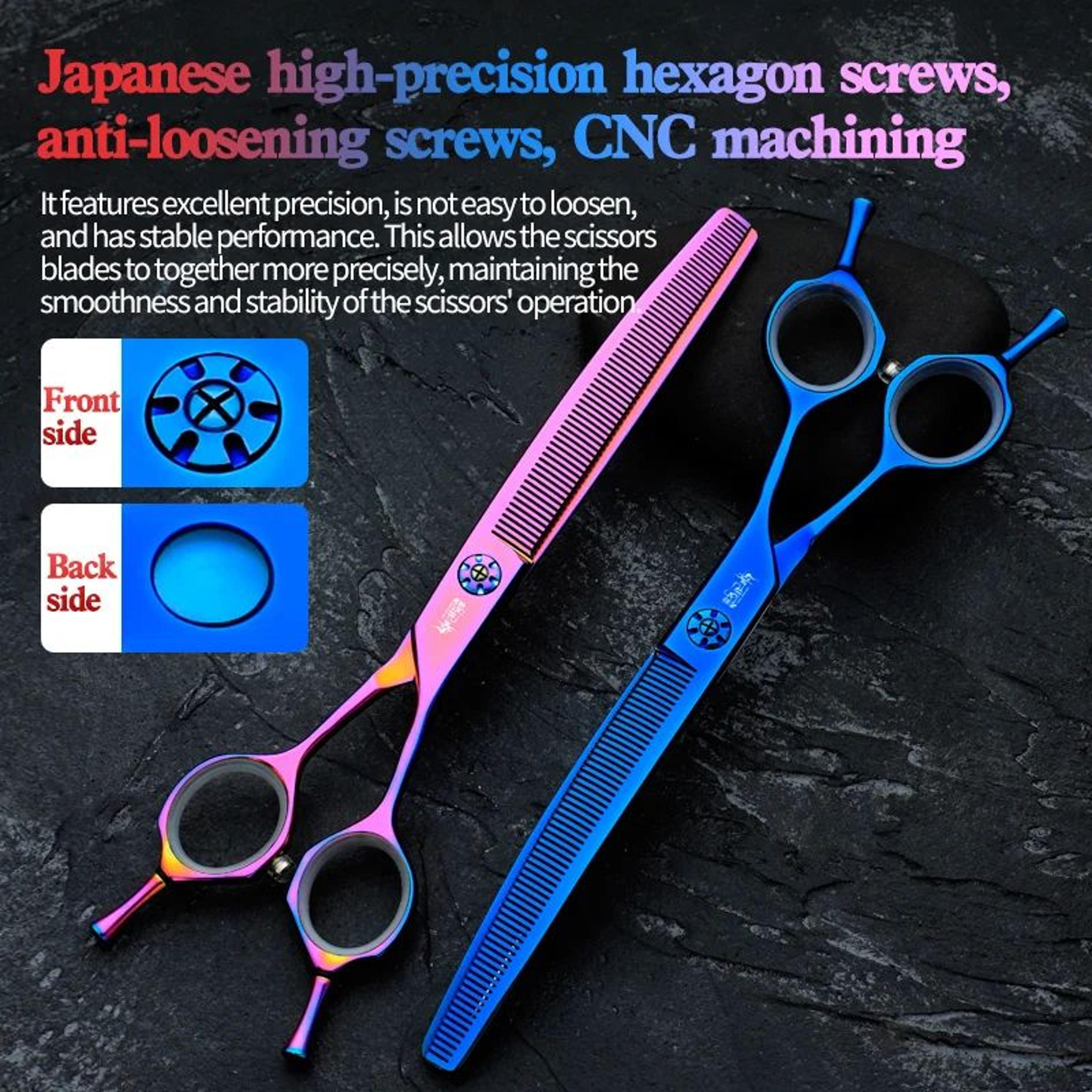 Professional 7 Inch JP440C Pet Grooming Scissors Set 3