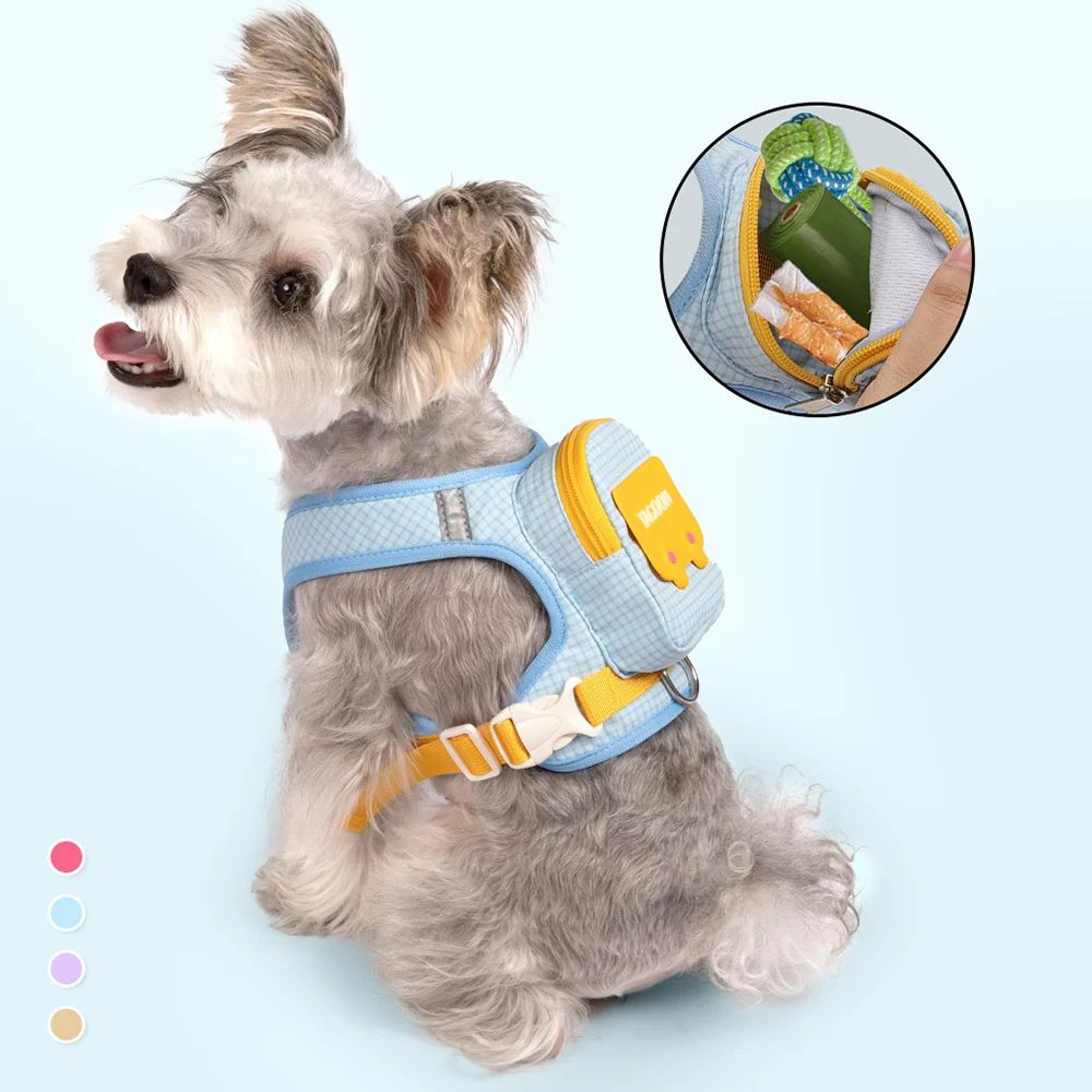 Reflective Adjustable Pet Harness And Leash Set 2