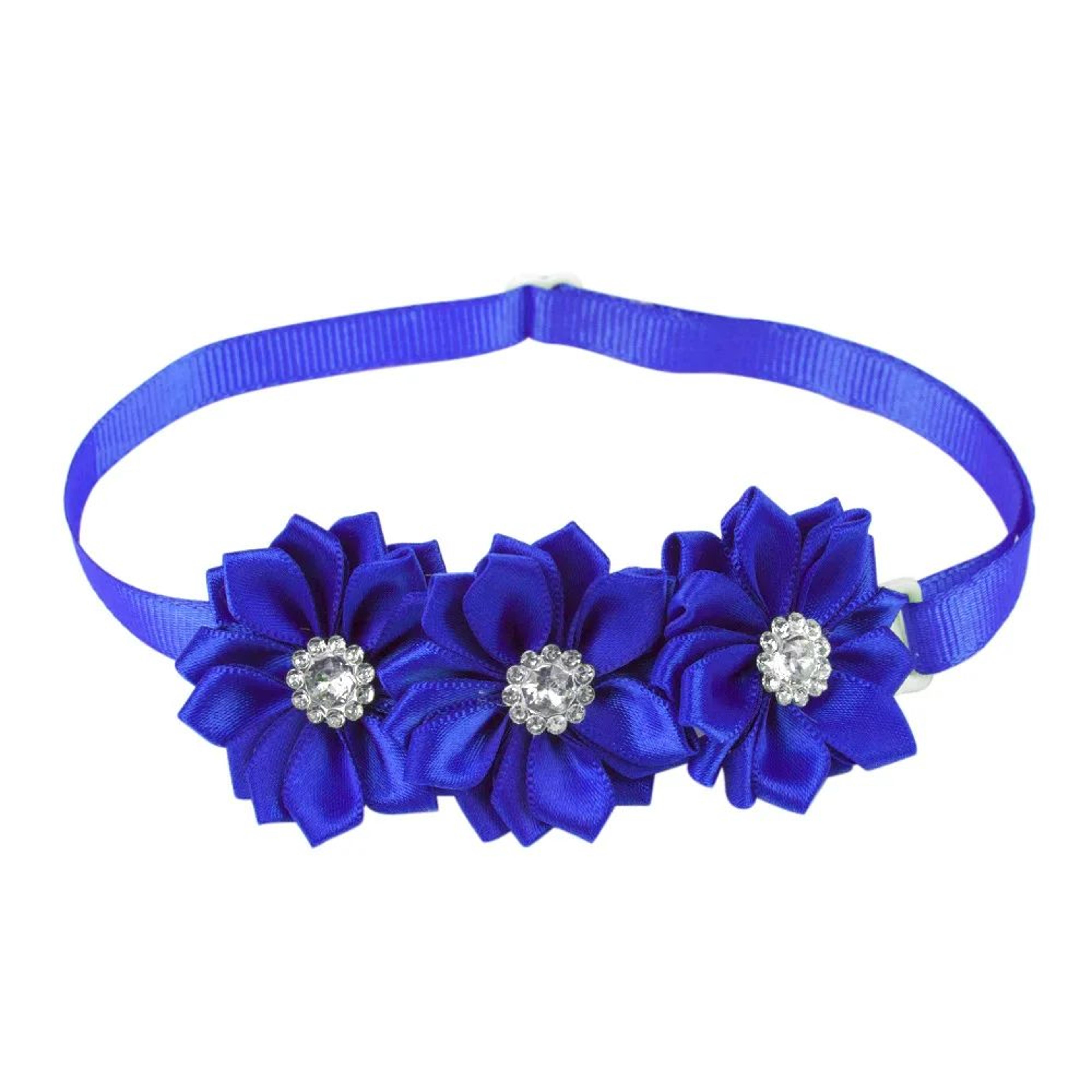 Dog Bow Tie And Flower Collar Accessory Set 3
