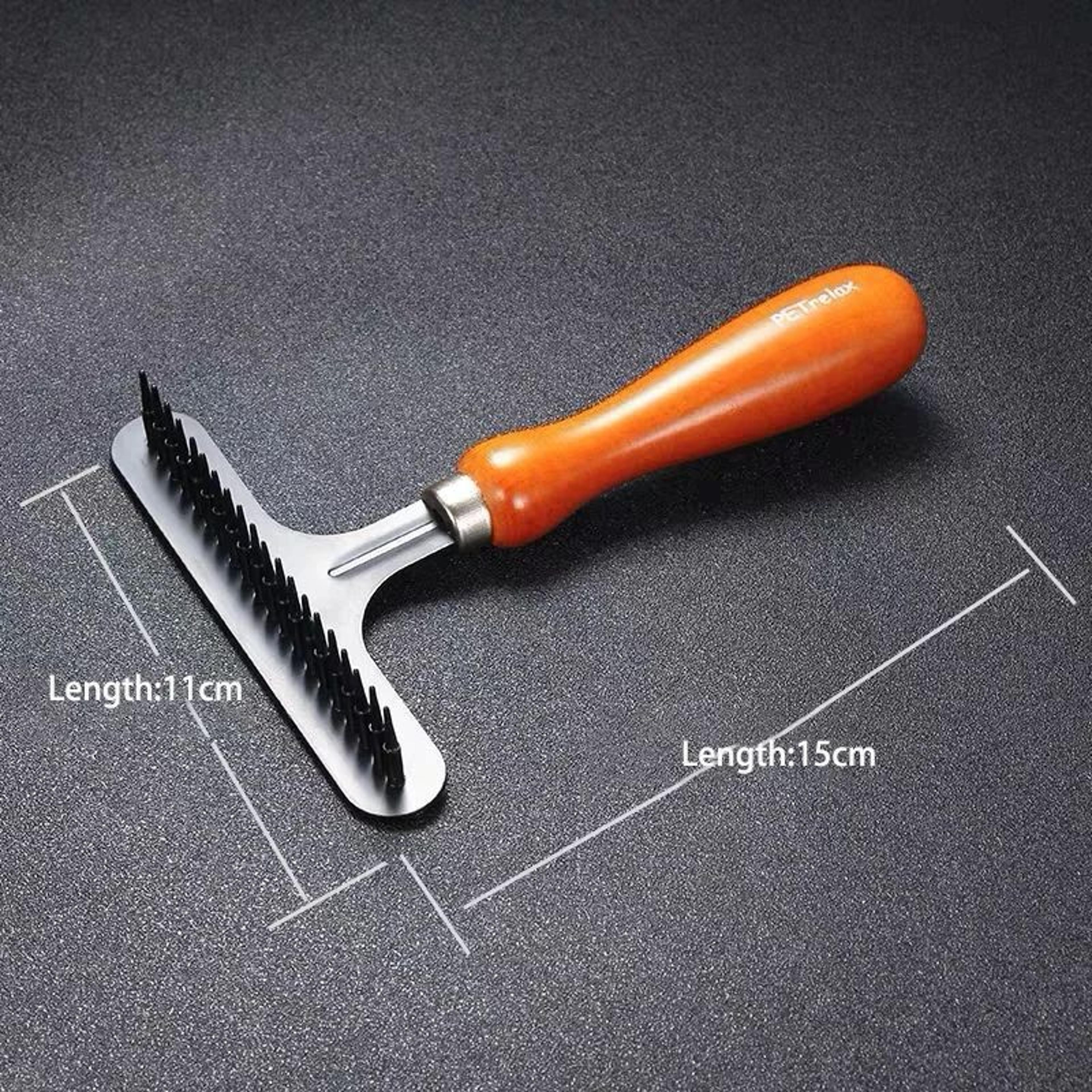 Wooden Deshedding Undercoat Grooming Rake For Pets 4