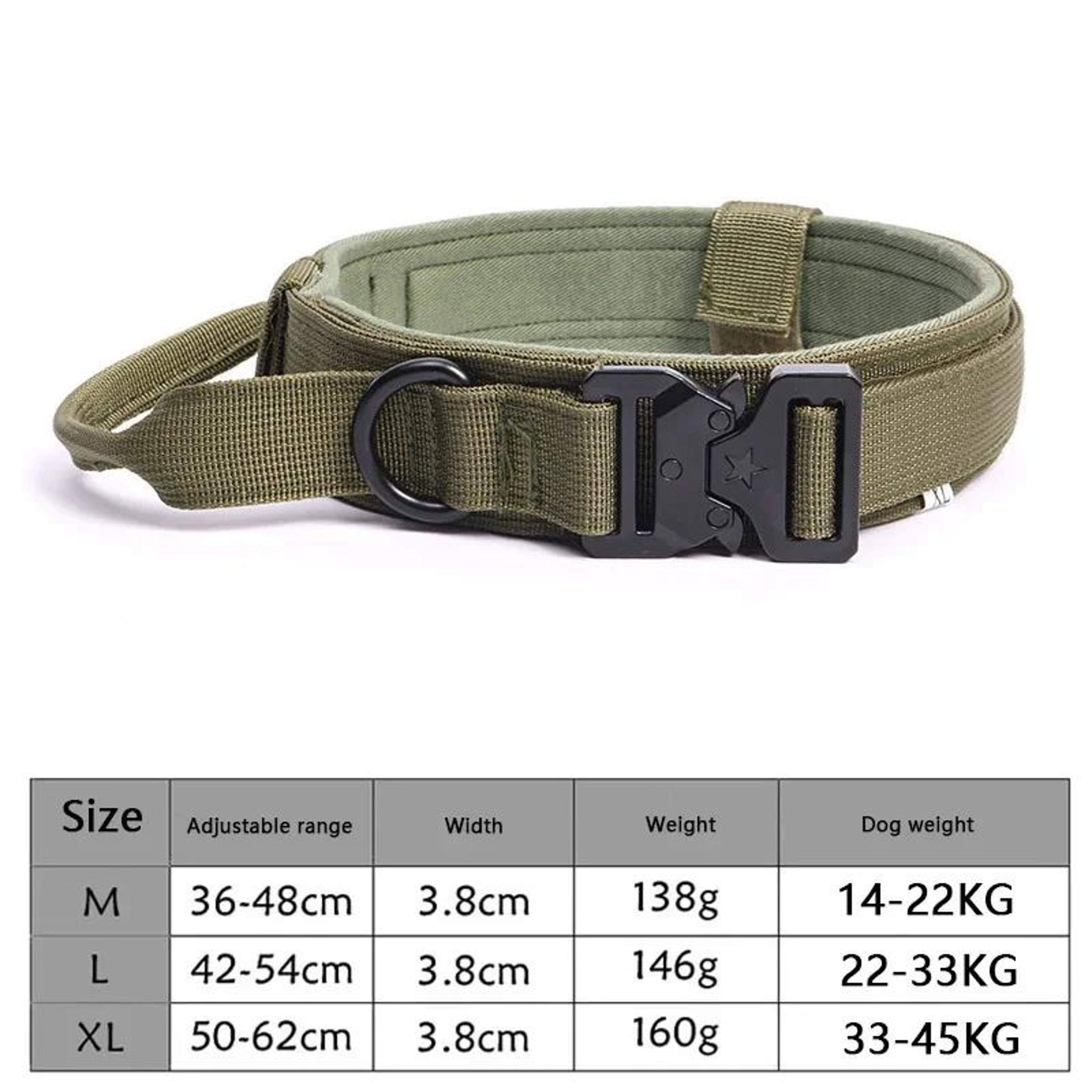 Adjustable Tactical Dog Collar And Training Leash 5