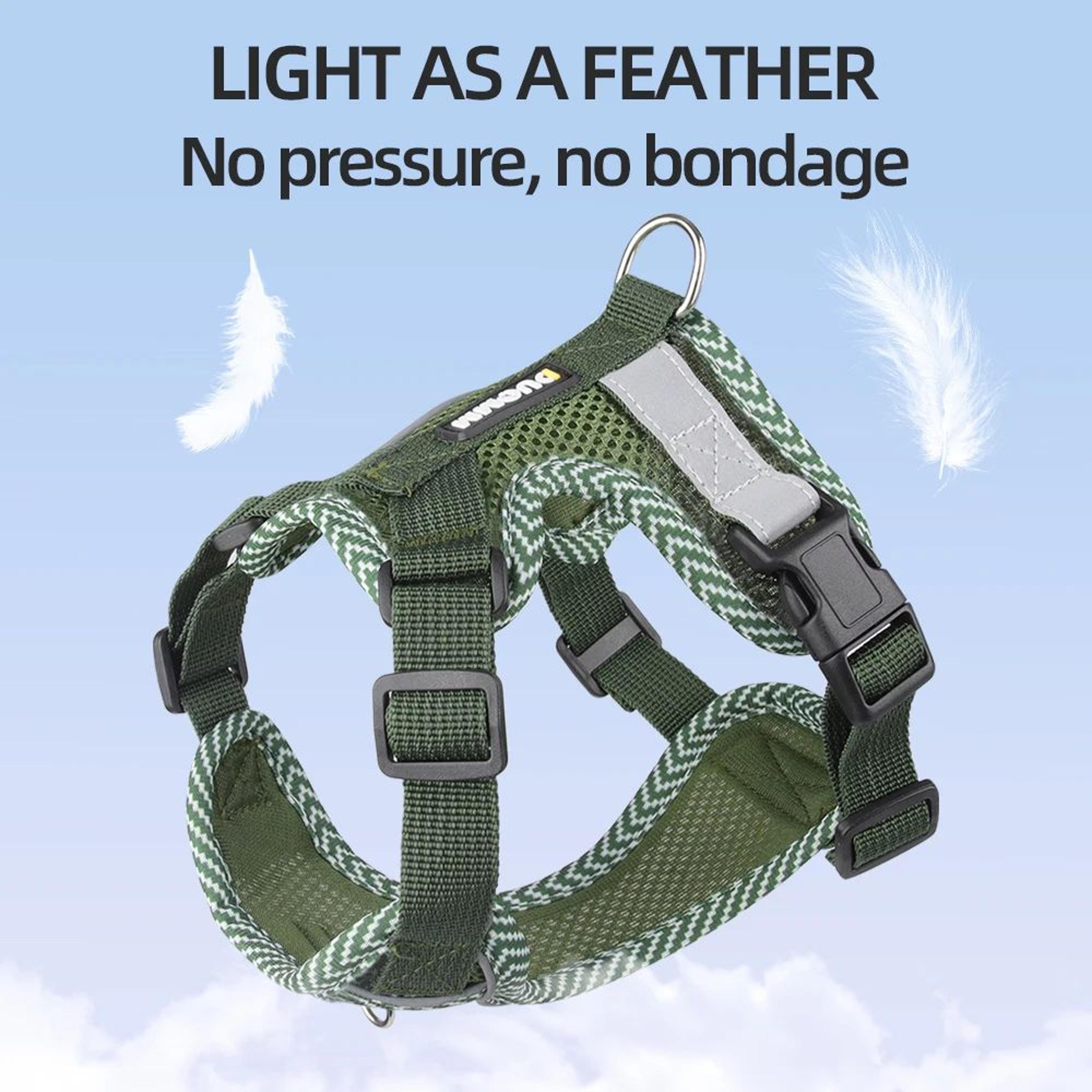 Breathable Reflective Dog Harness With Leash Set 1
