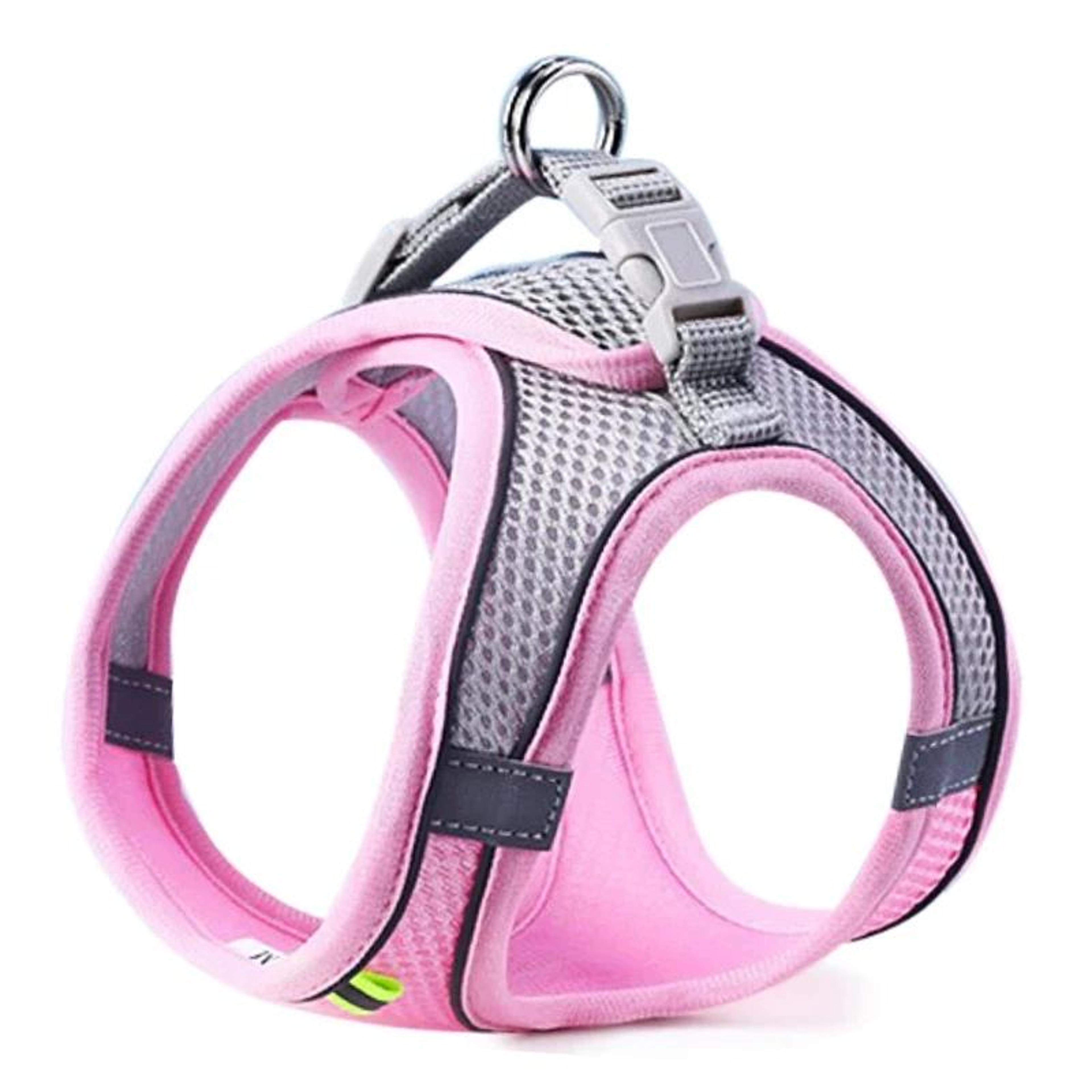 Reflective Adjustable Pet Harness Vest With Leash Set 7