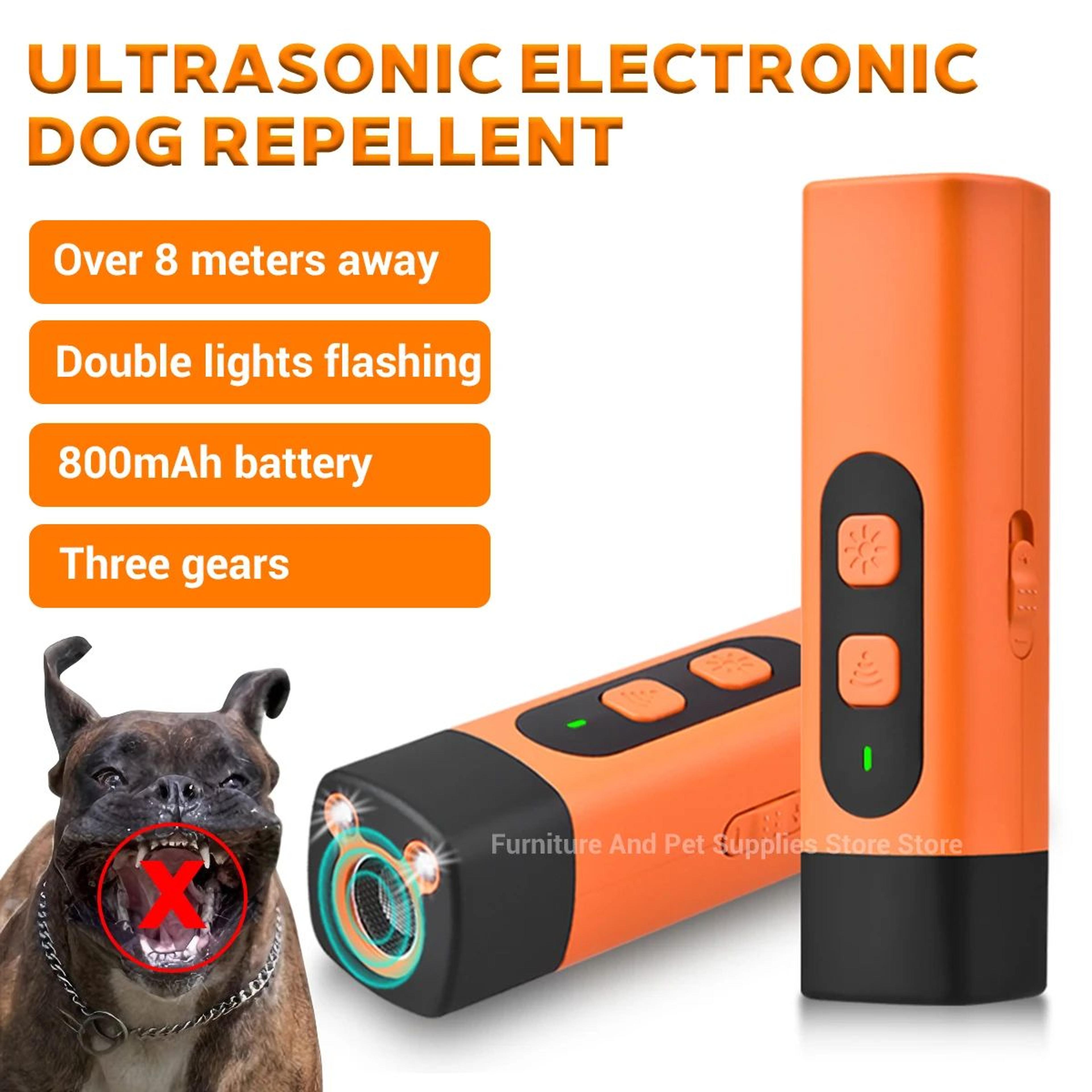 Ultrasonic Dog Repeller And Training Device With LED Flashlight 0