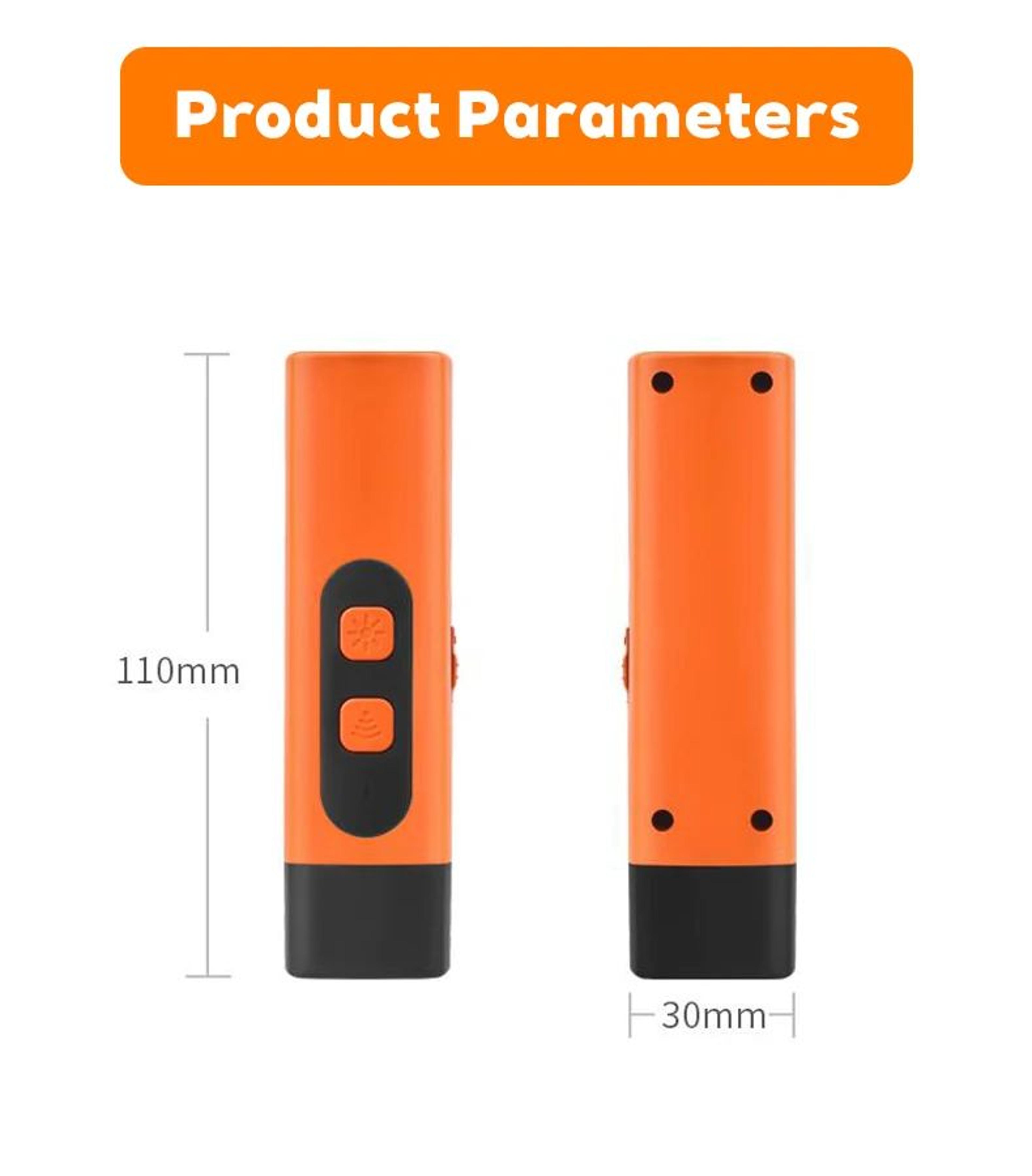 Ultrasonic Dog Repeller And Training Device With LED Flashlight 6