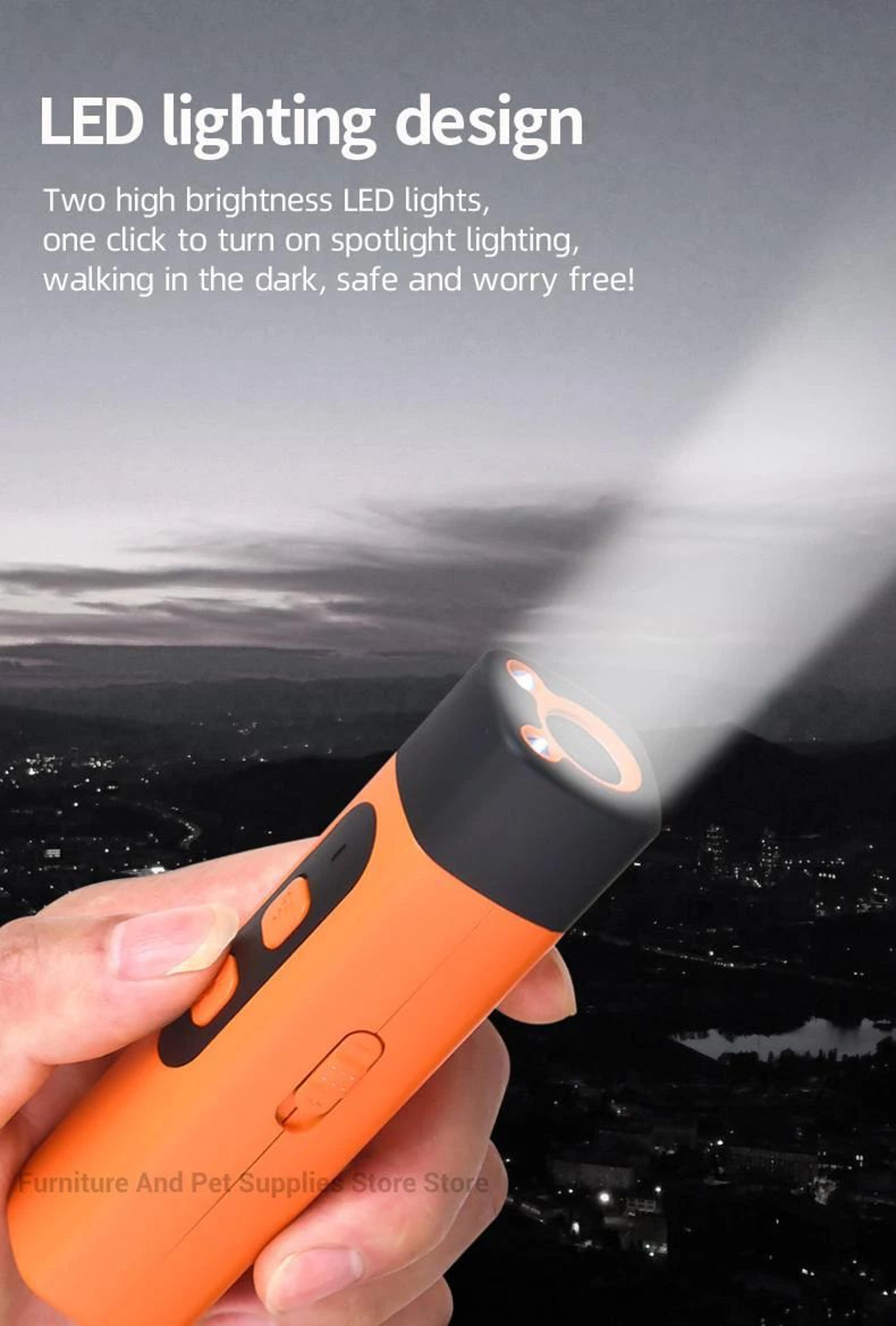 Ultrasonic Dog Repeller And Training Device With LED Flashlight 11