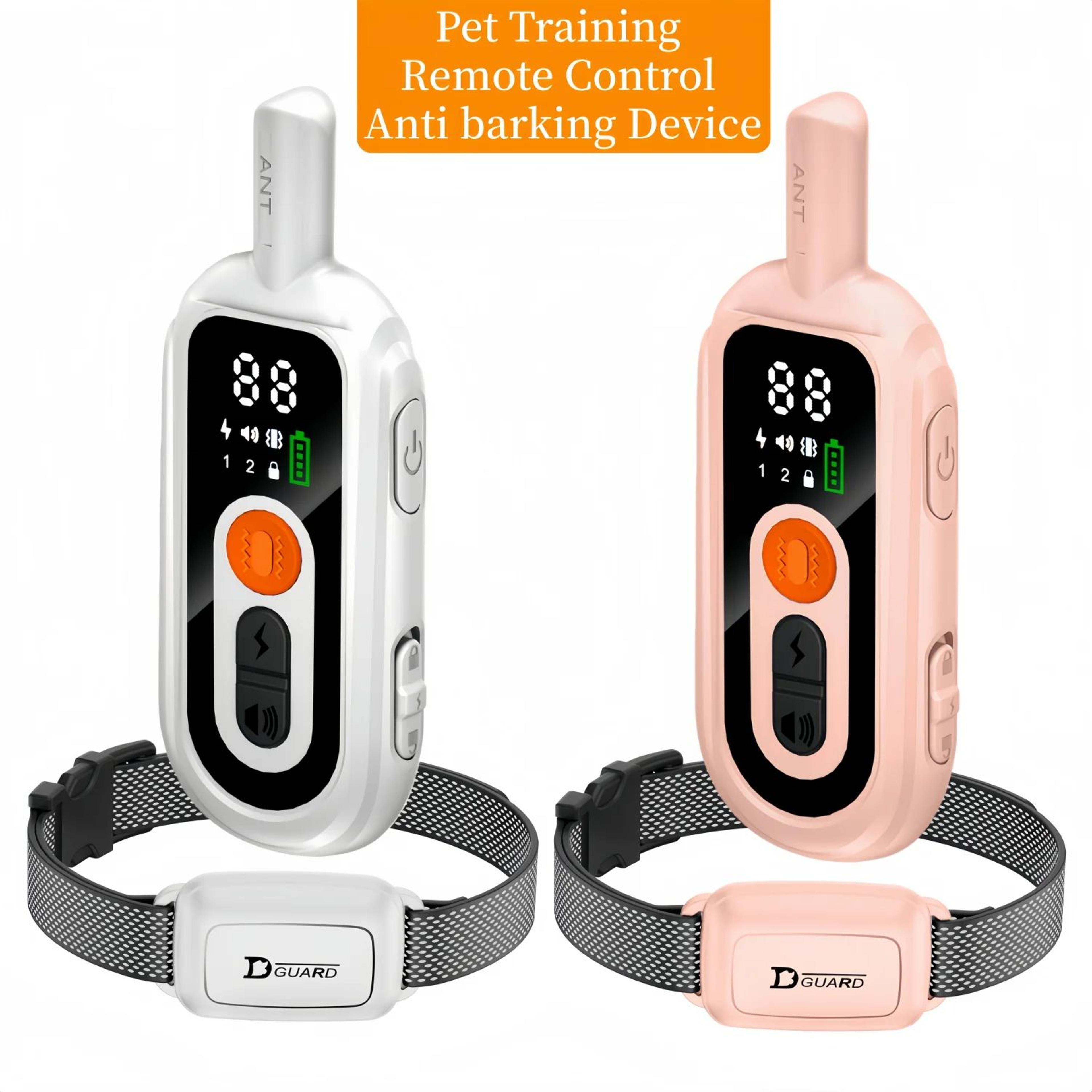 rechargeable automatic anti barking dog training collar