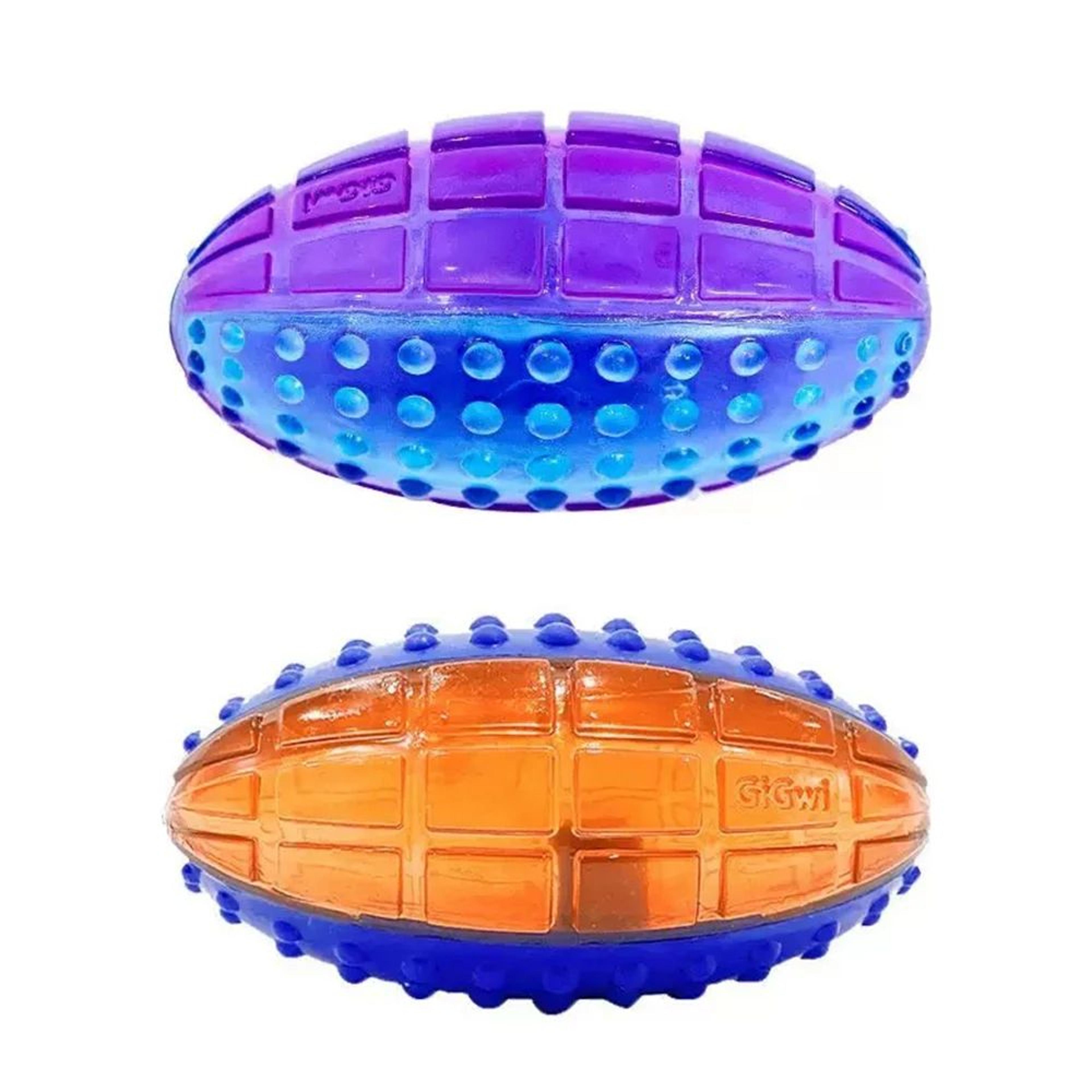 Natural Rubber Squeaky Dog Chew Ball Toy 2