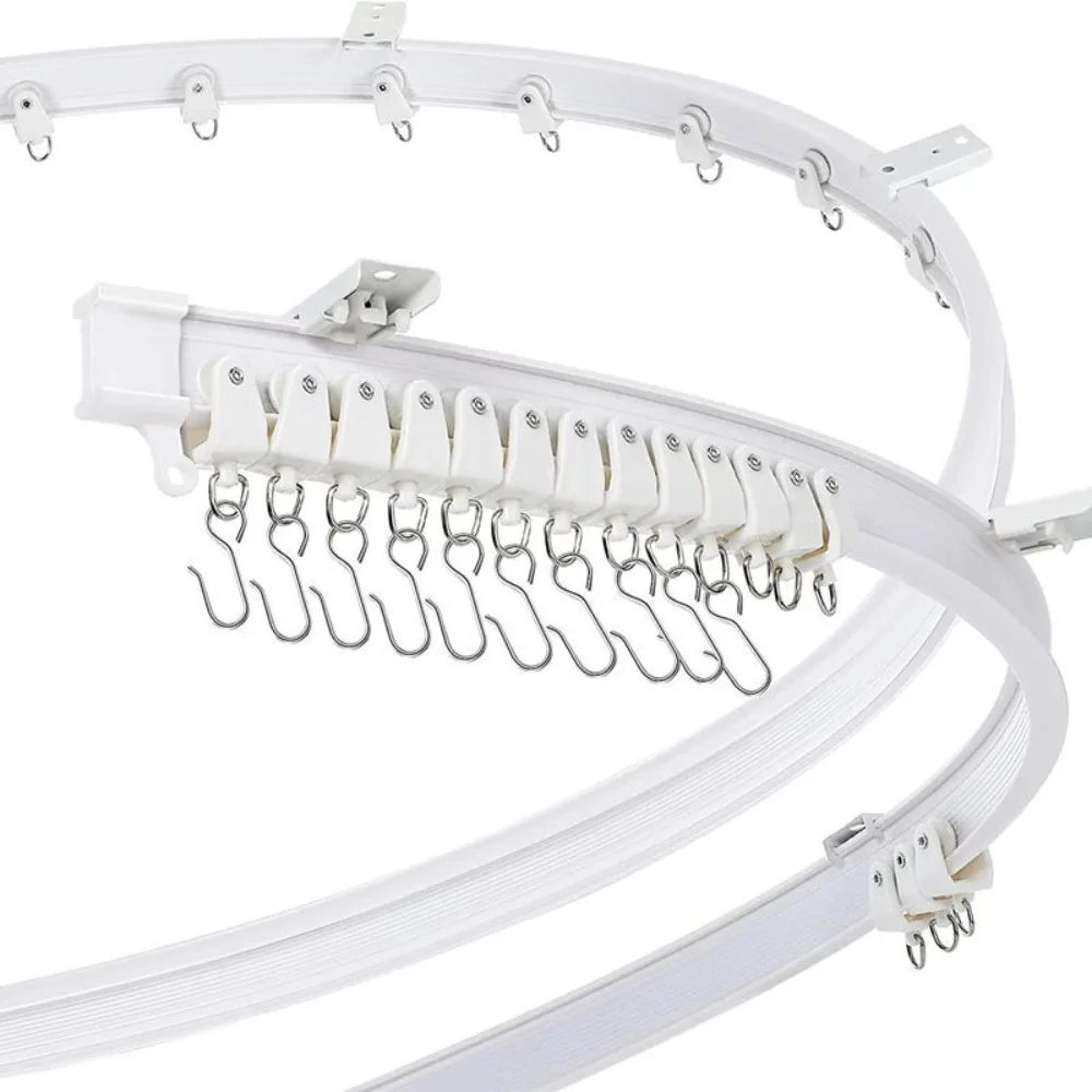 Modern Bendable Curtain Rail Track With Nano Silencer 1