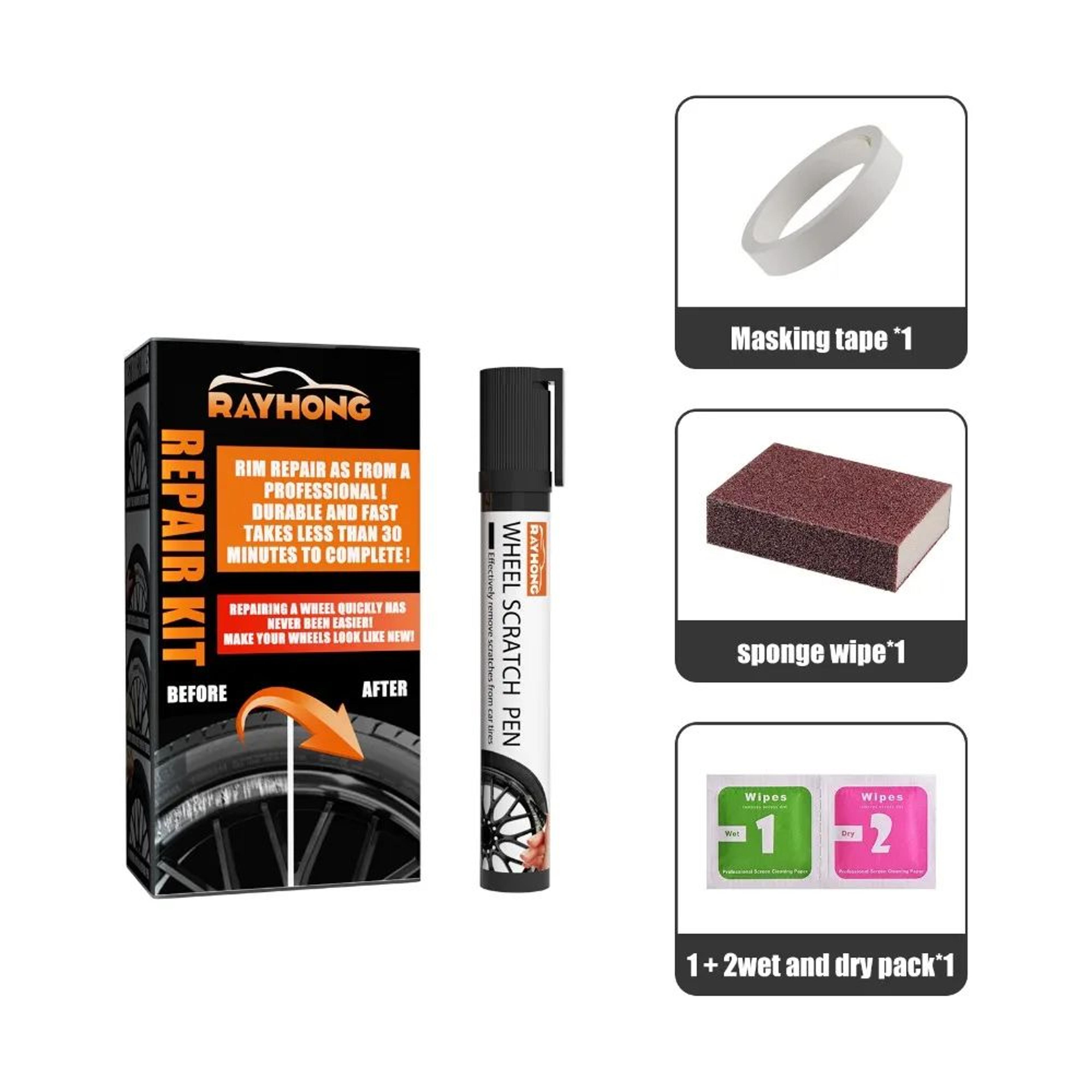 Universal Car Wheel Scratch Repair Kit 4