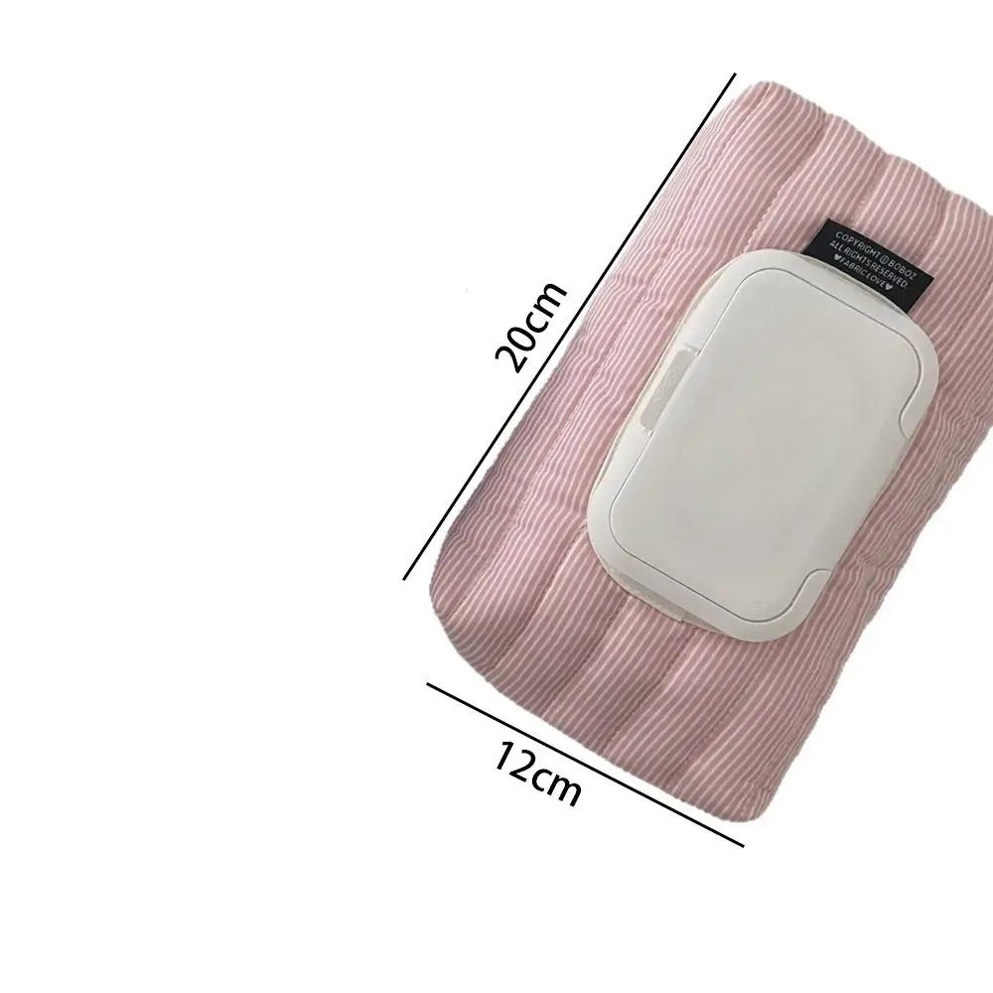 Striped Quilted Wet Wipe Pouch Tissue Organizer 5