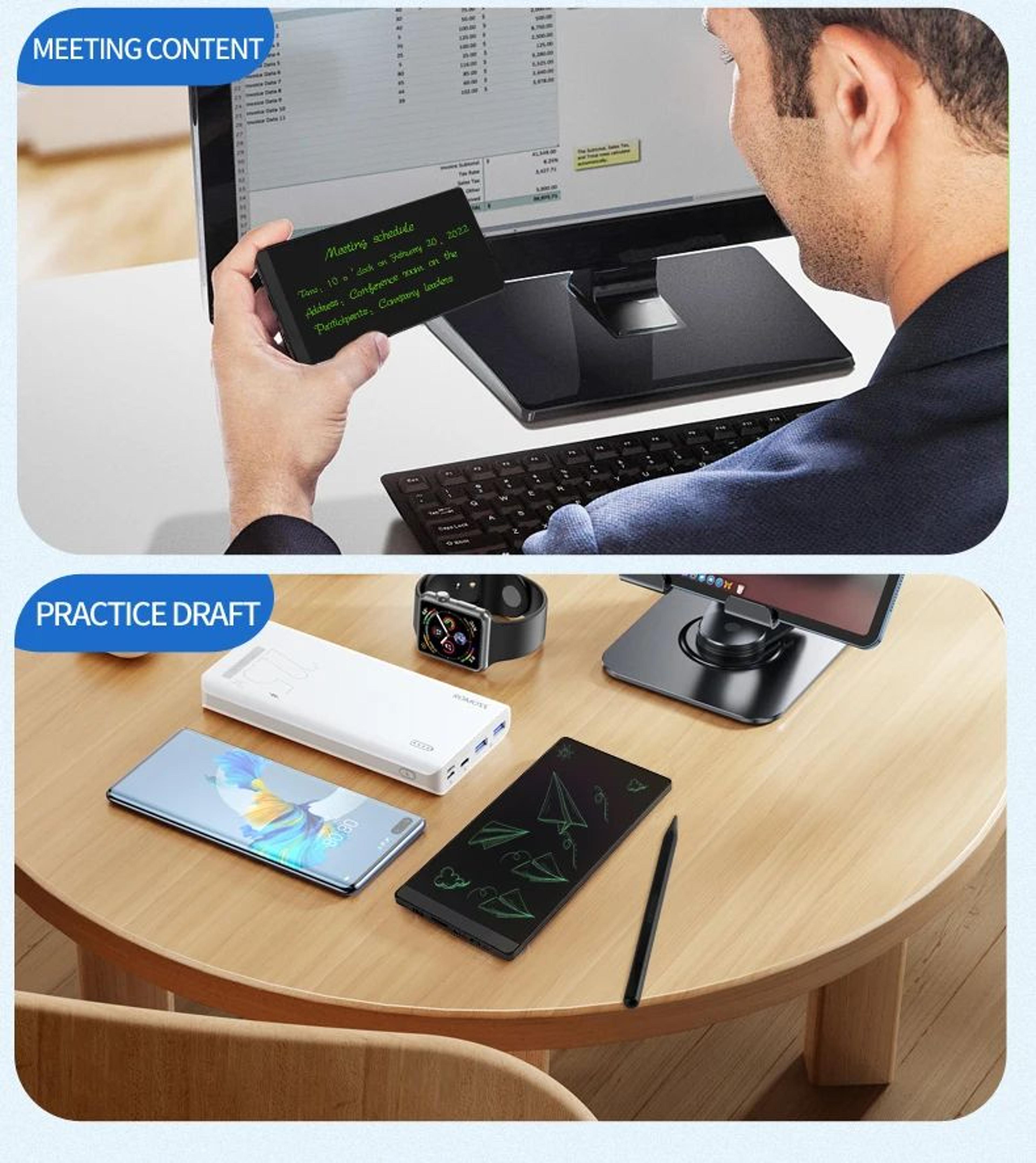 65 Inch LCD Writing Tablet Magnetic Drawing Board 7