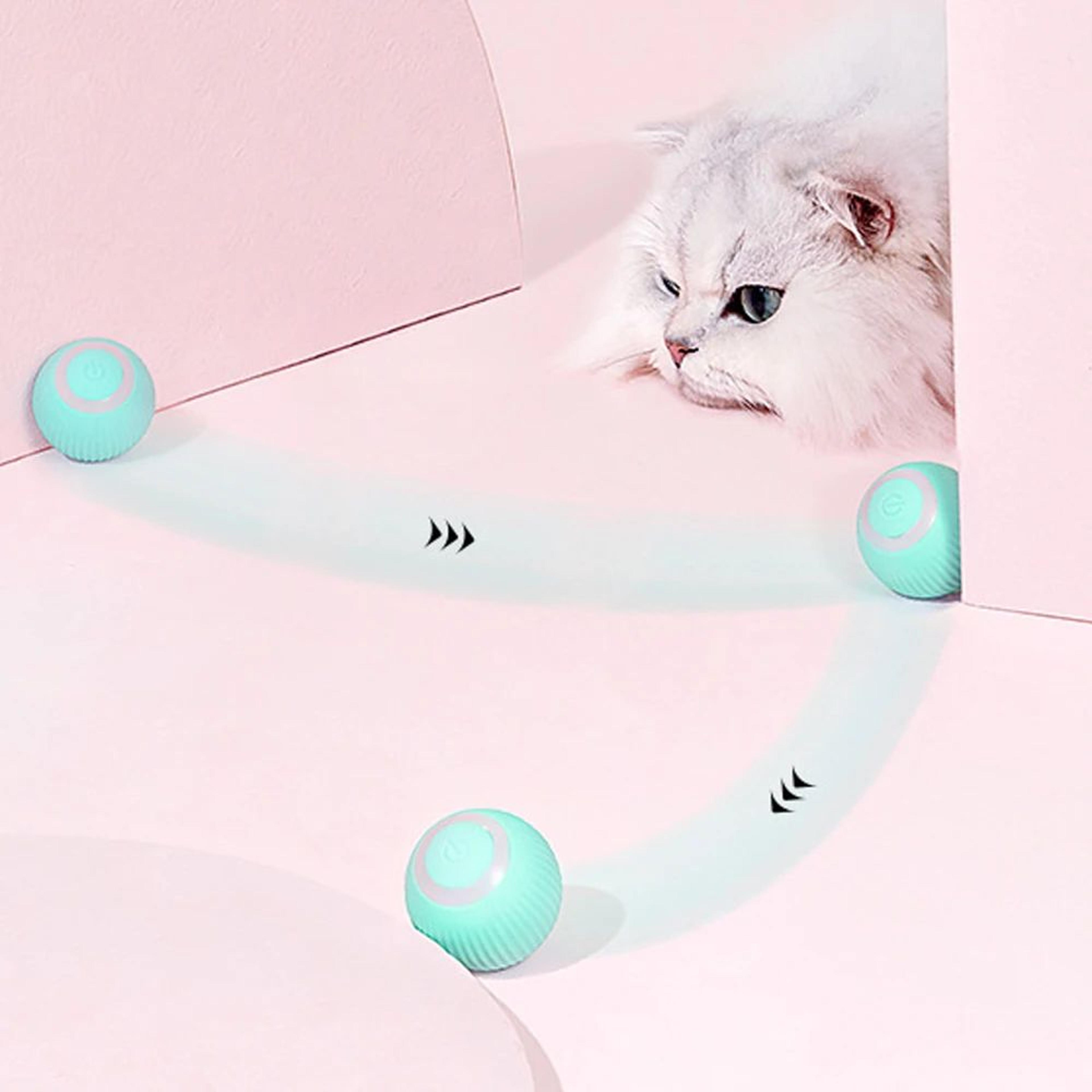 Automatic Rolling Ball Smart Cat Toy For Indoor Cats 4
