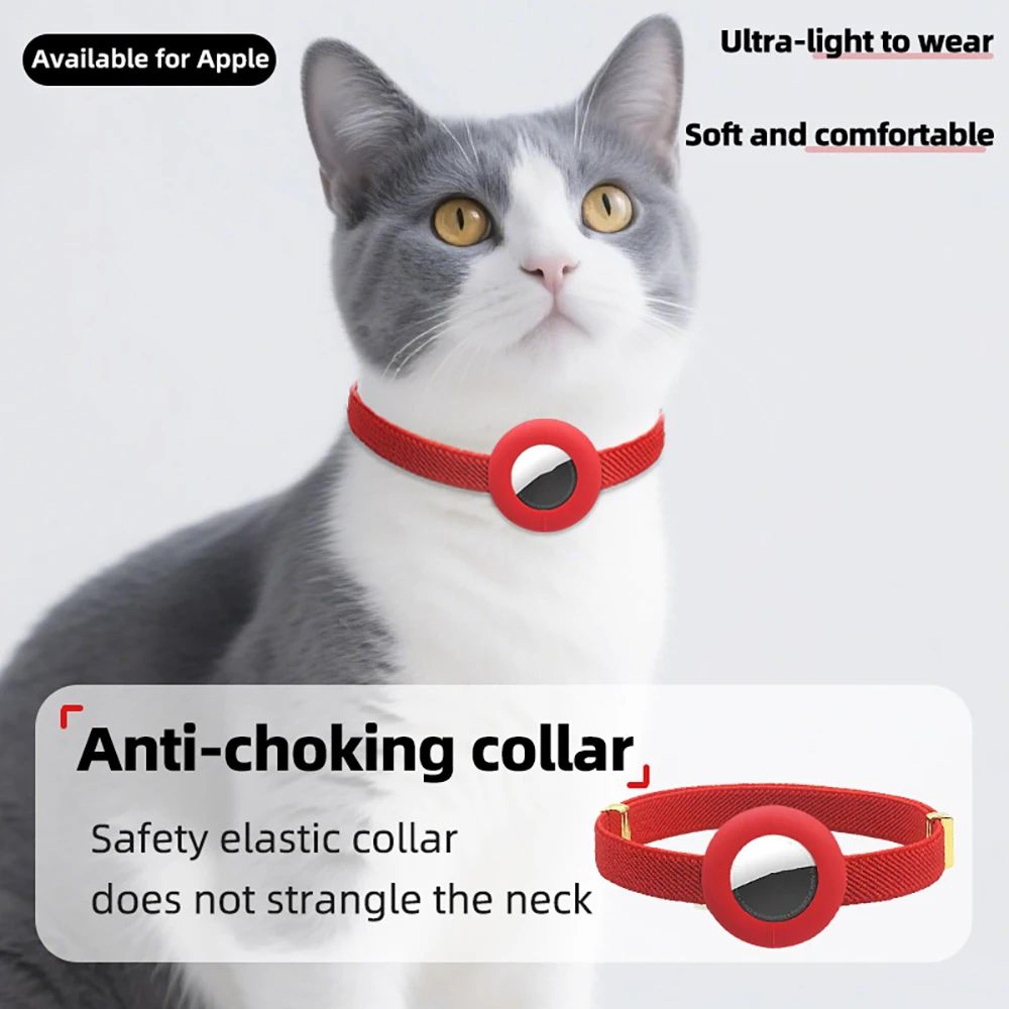 Personalized Breakaway Cat Collar With AirTag Holder 2