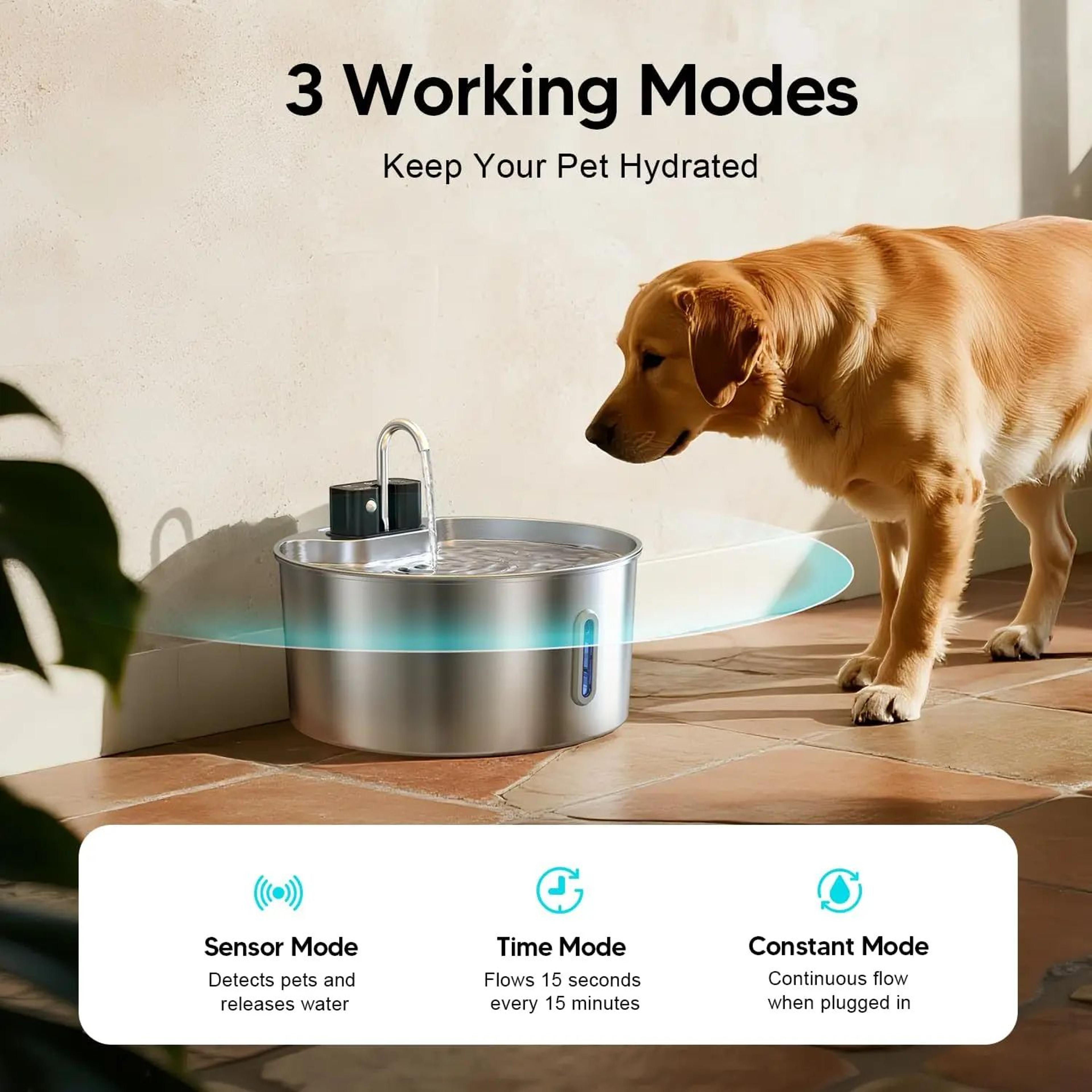 Wireless Rechargeable Pet Water Fountain 4