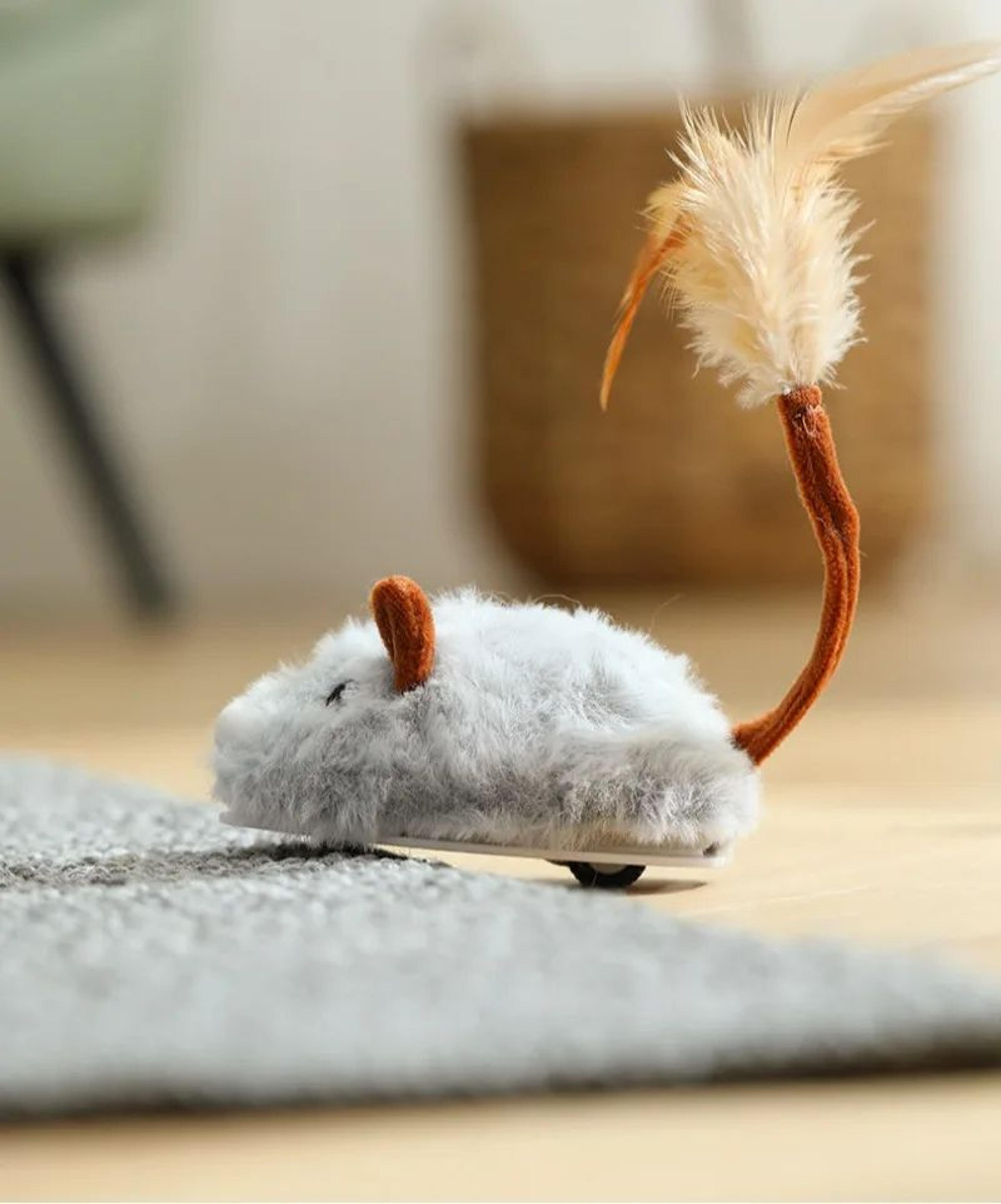 Automatic USB Rechargeable Interactive Mouse Cat Toy 7
