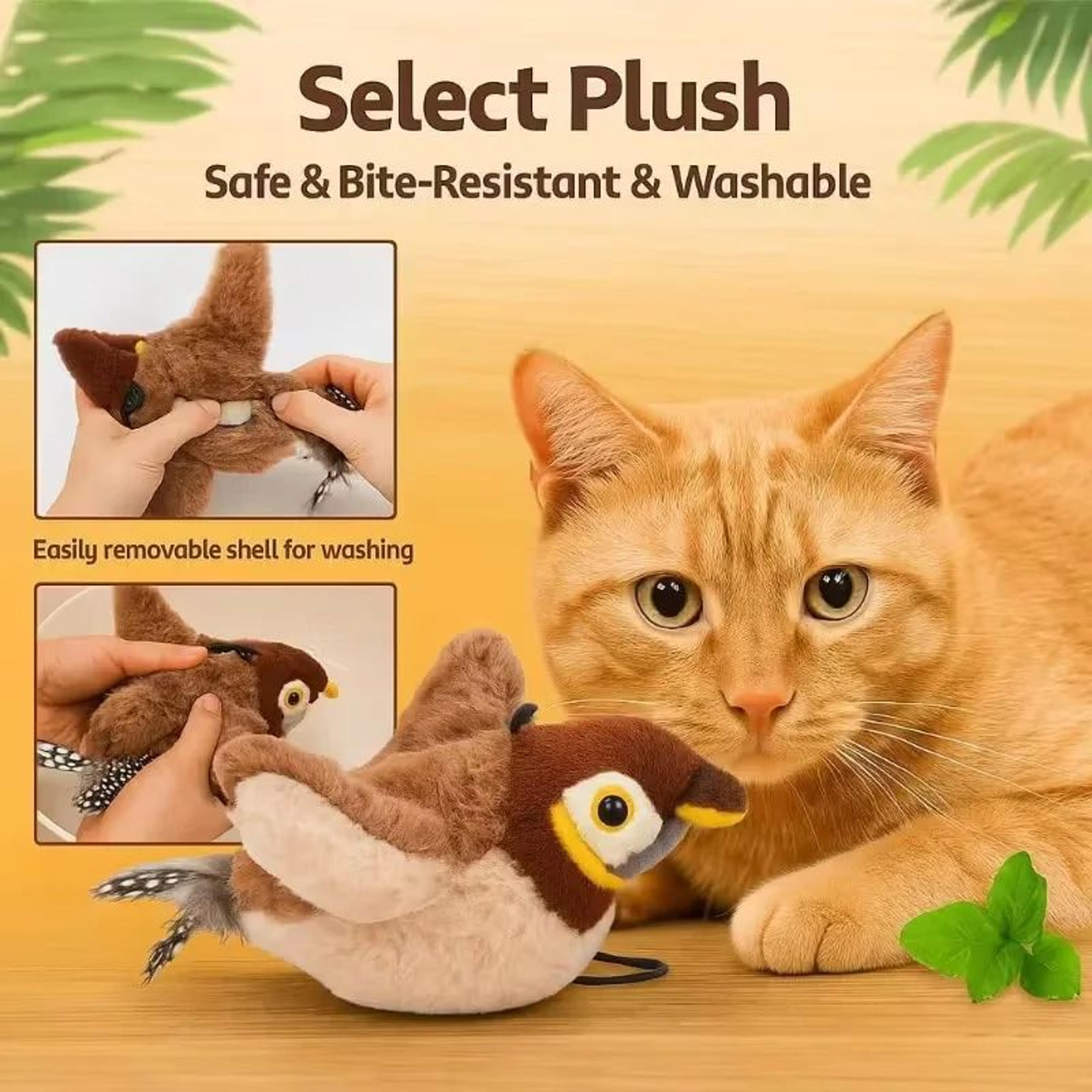 Rechargeable Flapping Bird Cat Toy 4
