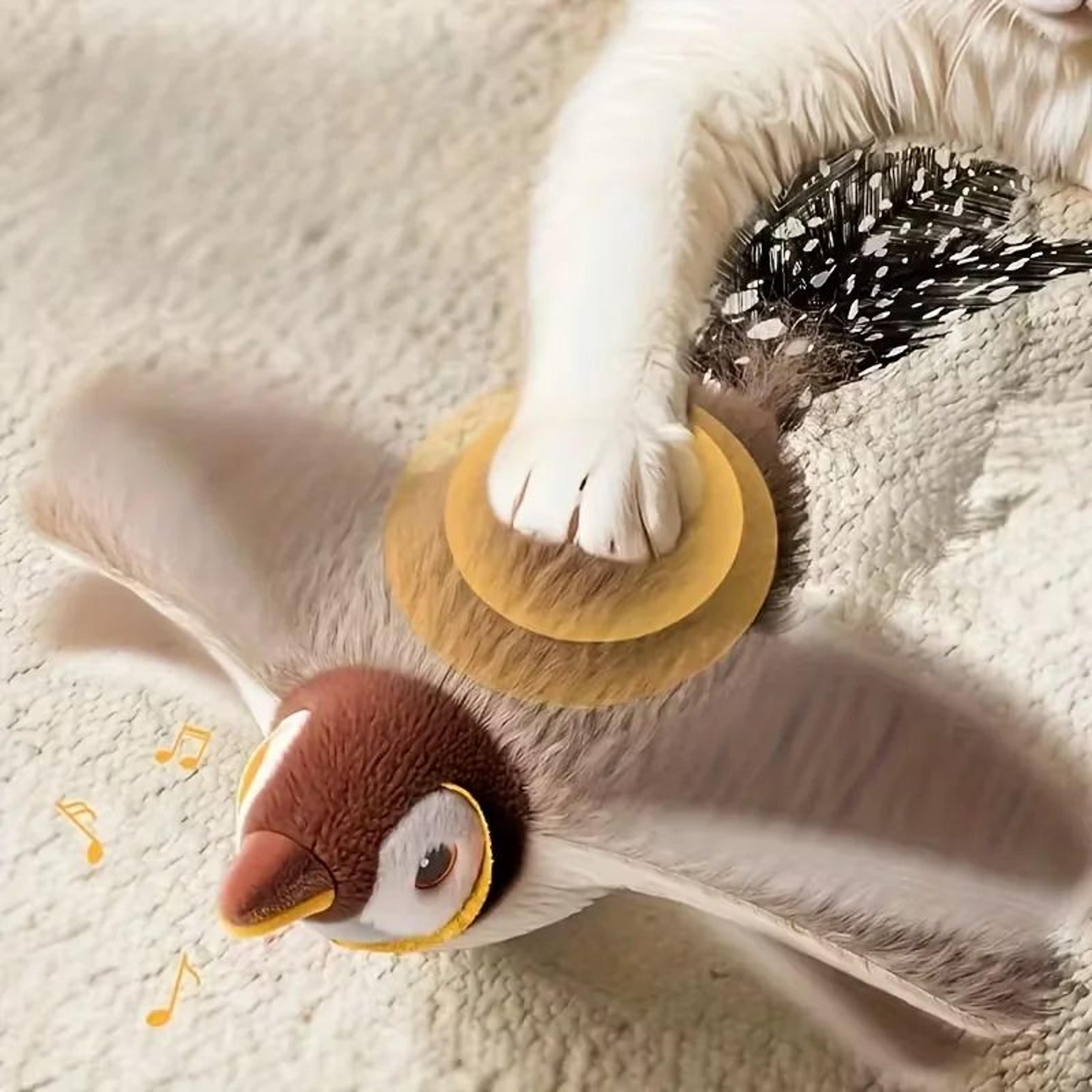 Rechargeable Flapping Bird Cat Toy 5