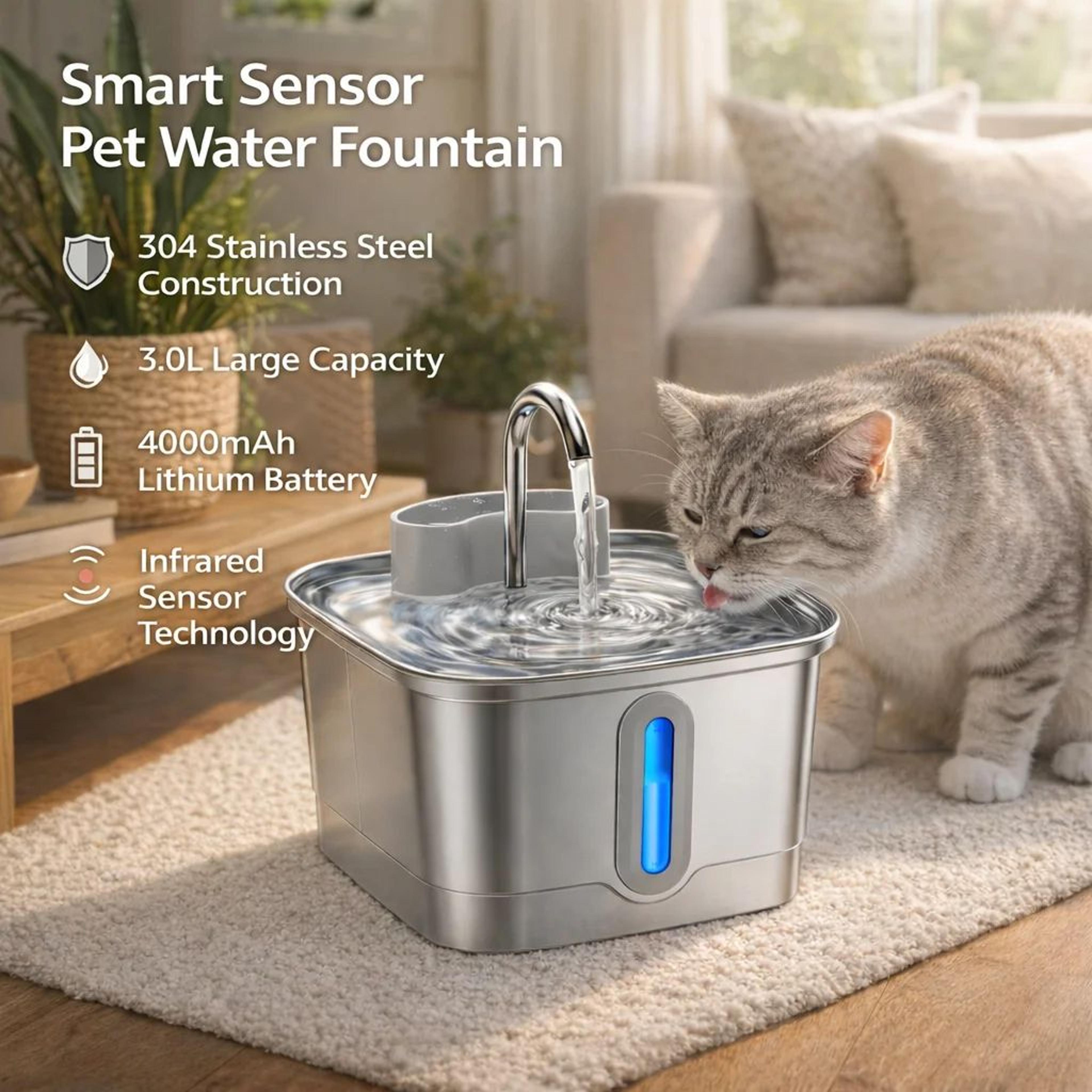 Smart Wireless Cat Water Fountain 1