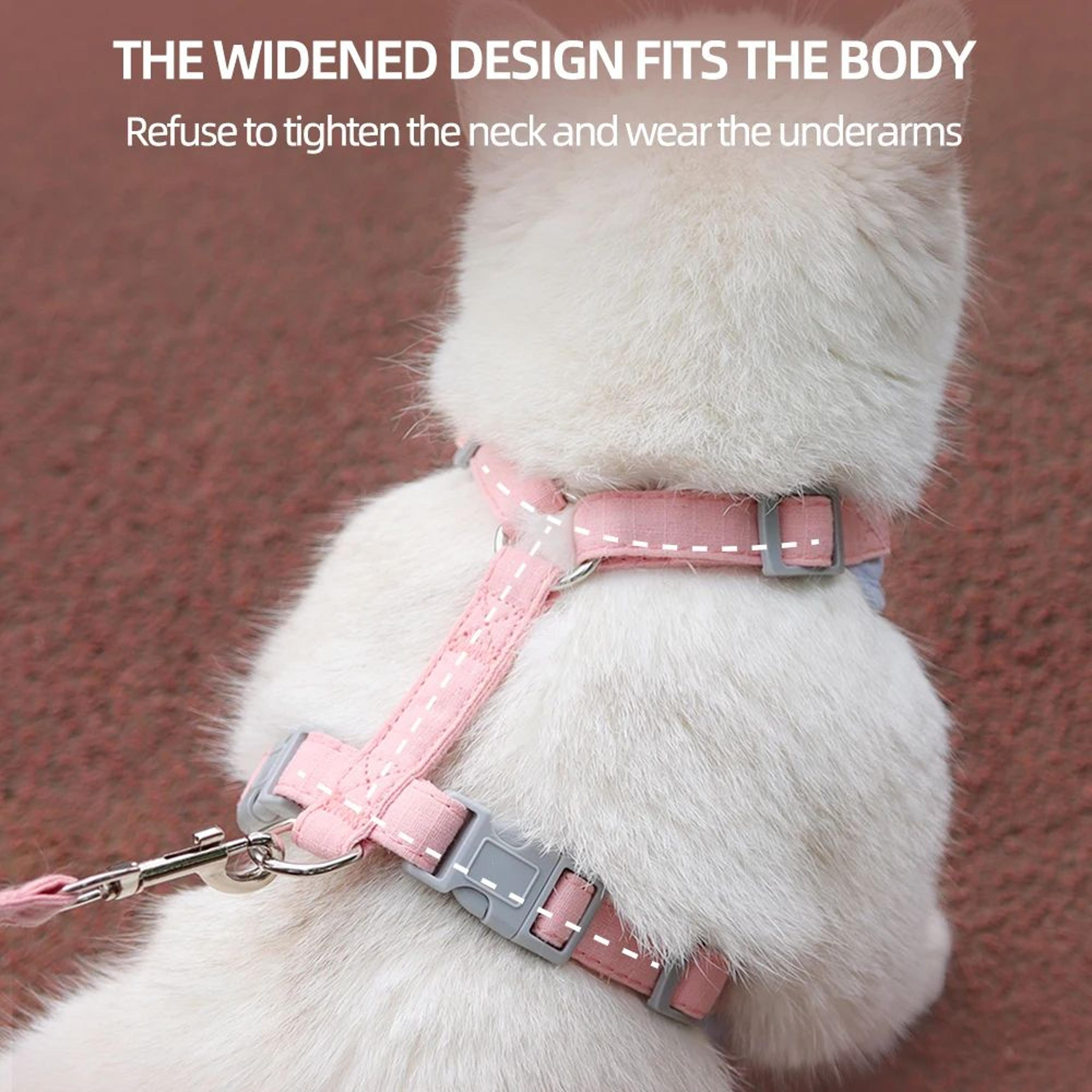 Breathable Cat And Puppy Harness Set 3