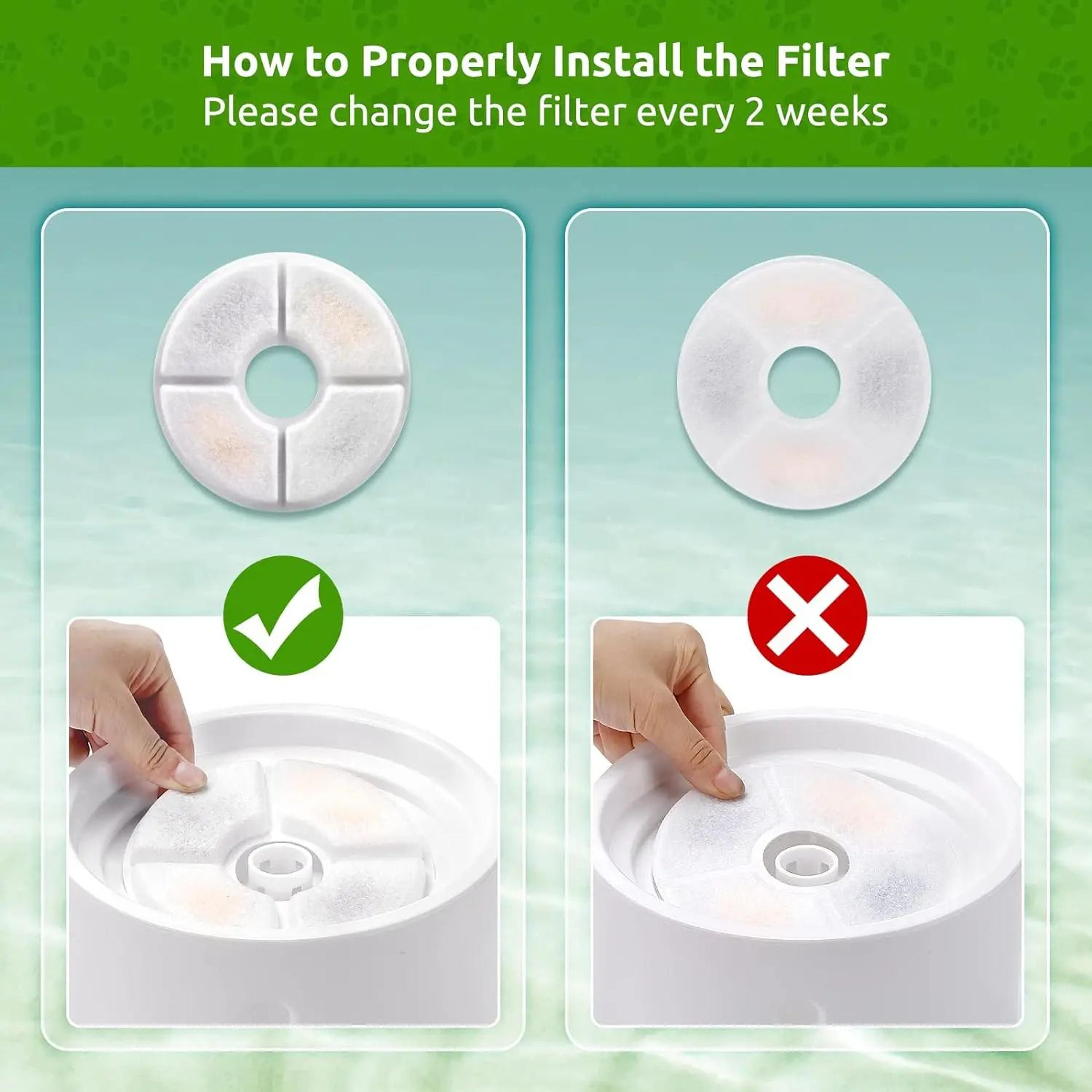 OYES Cat Water Fountain Replacement Filters 3