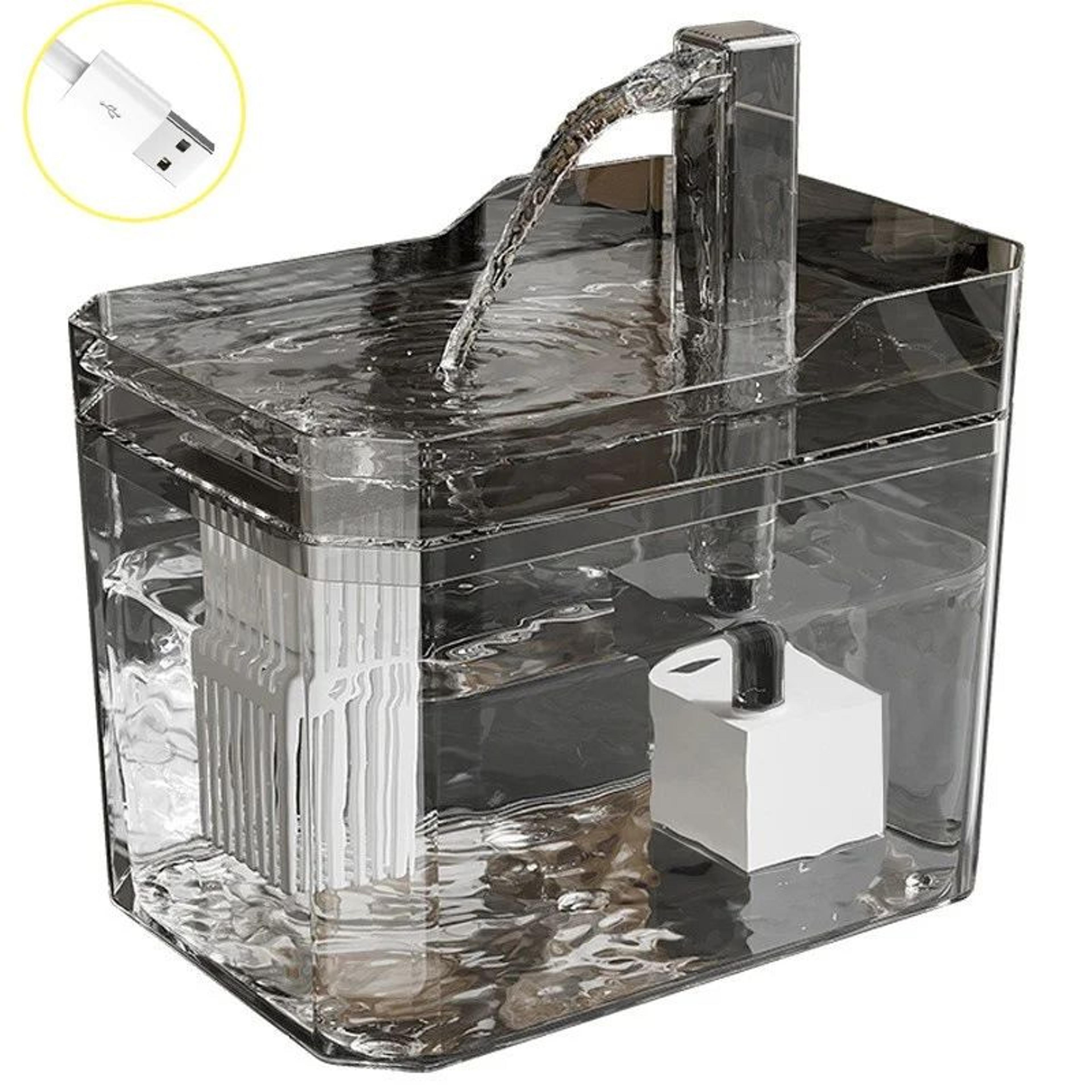 USB Automatic Cat Water Fountain With Auto Filter 10