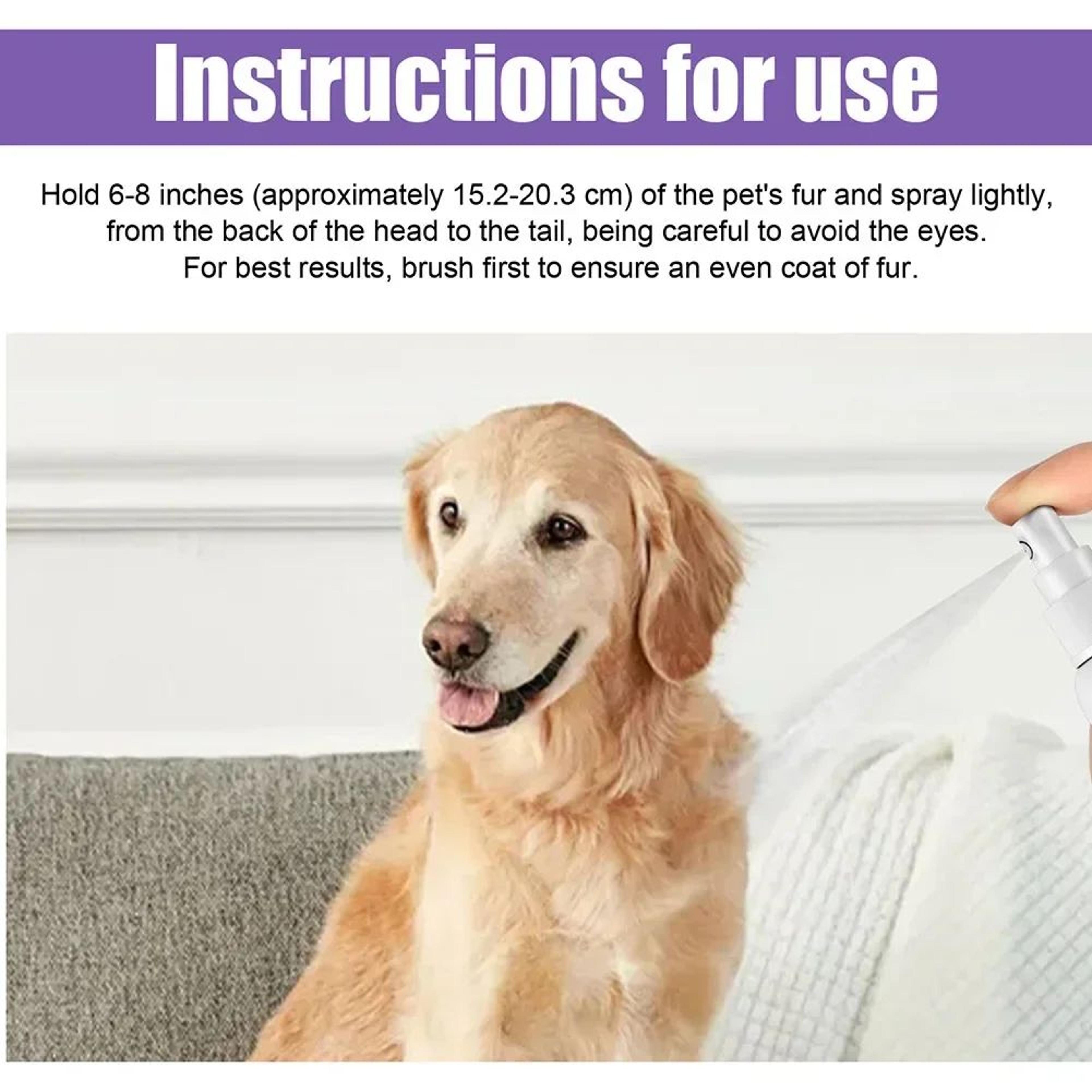 Lavender Pet Deodorizing Spray For Dogs And Cats 9