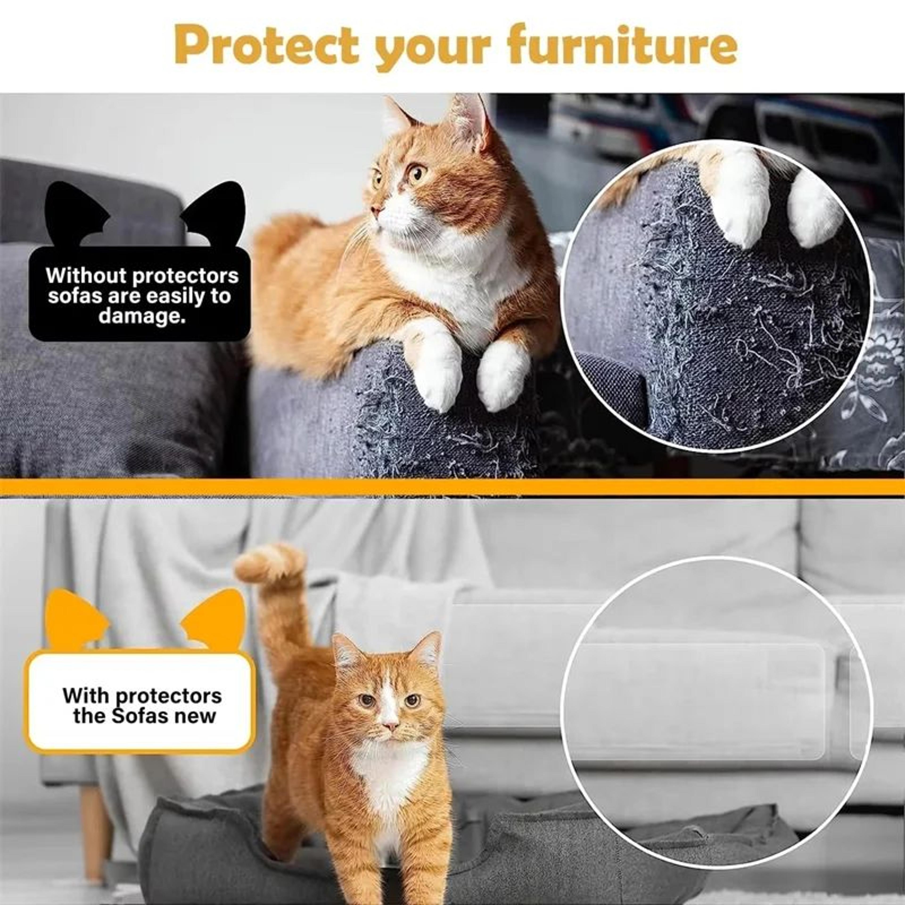 Transparent Cat Scratch Furniture Protector Tape 1