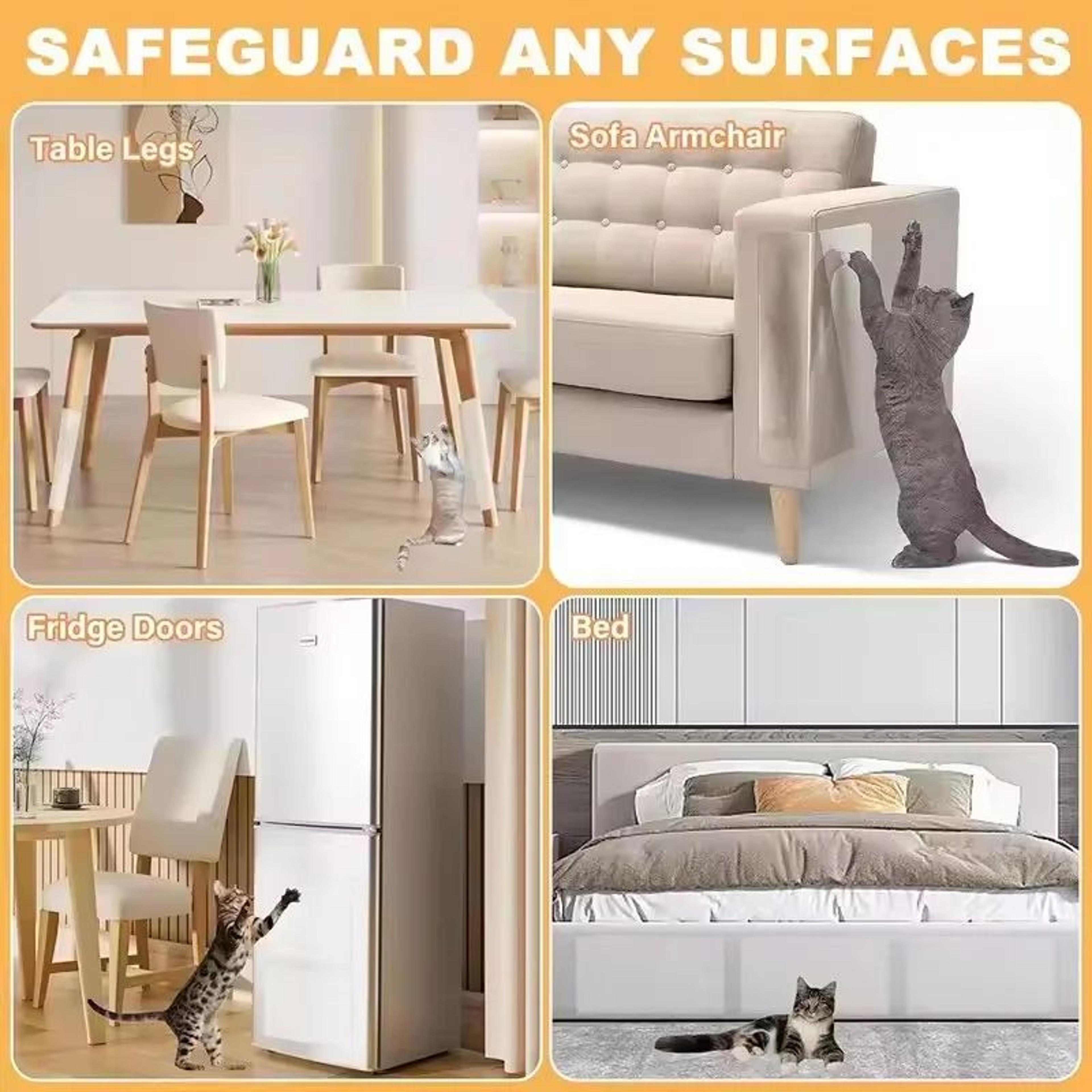 Transparent Cat Scratch Furniture Protector Tape 7