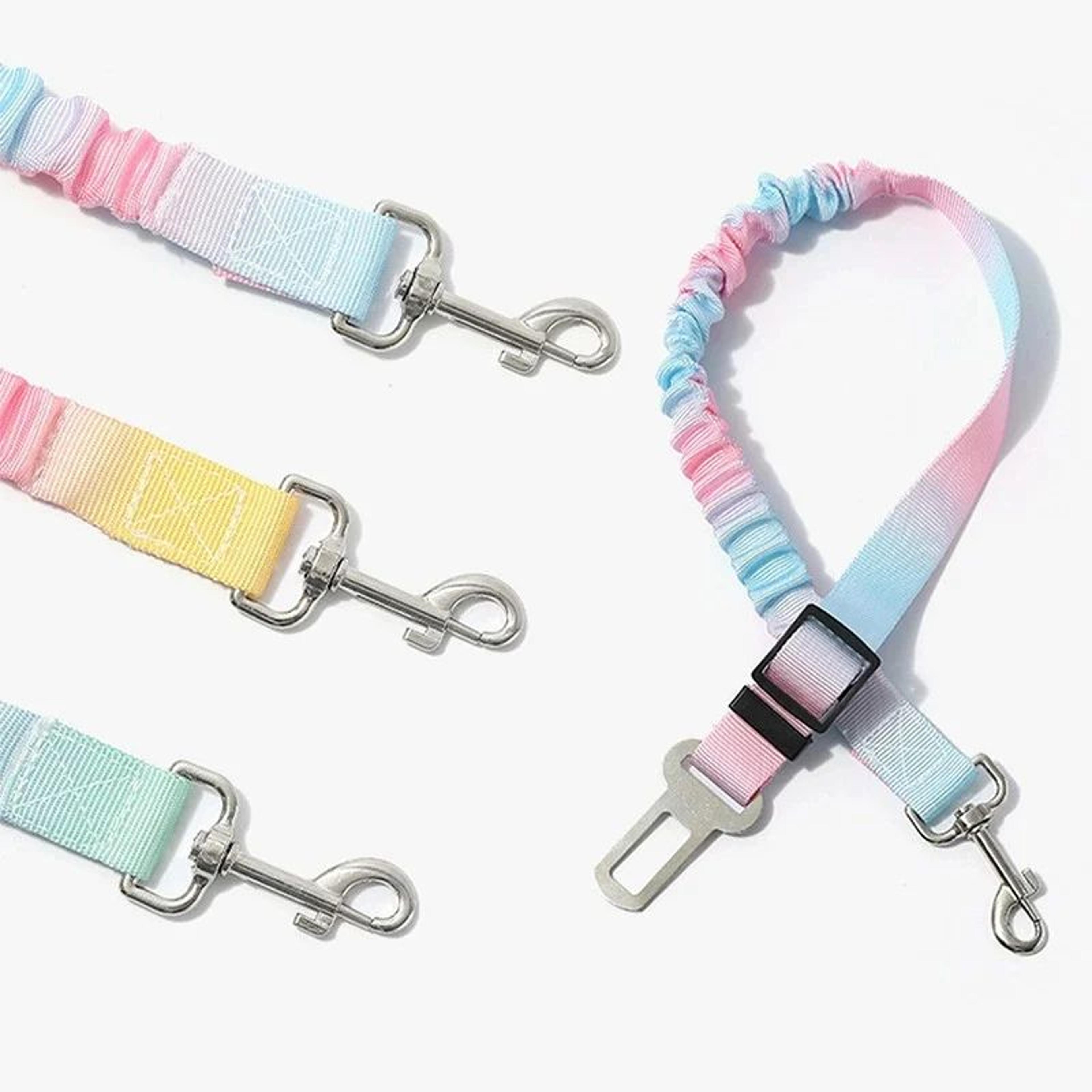 Adjustable Gradient Pet Car Safety Leash 1