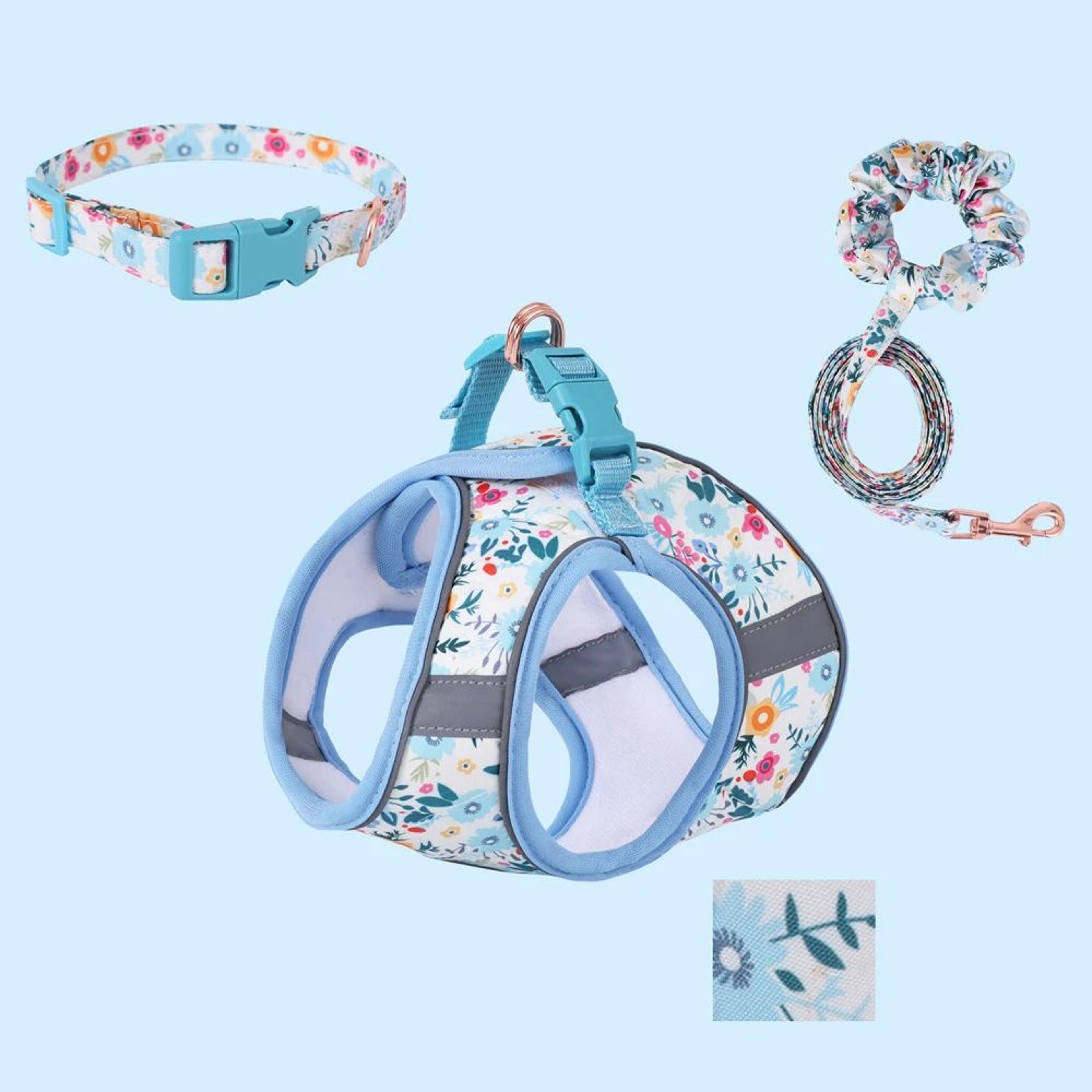 Adjustable Soft Pet Harness And Leash Set For Small Dogs And Cats 21