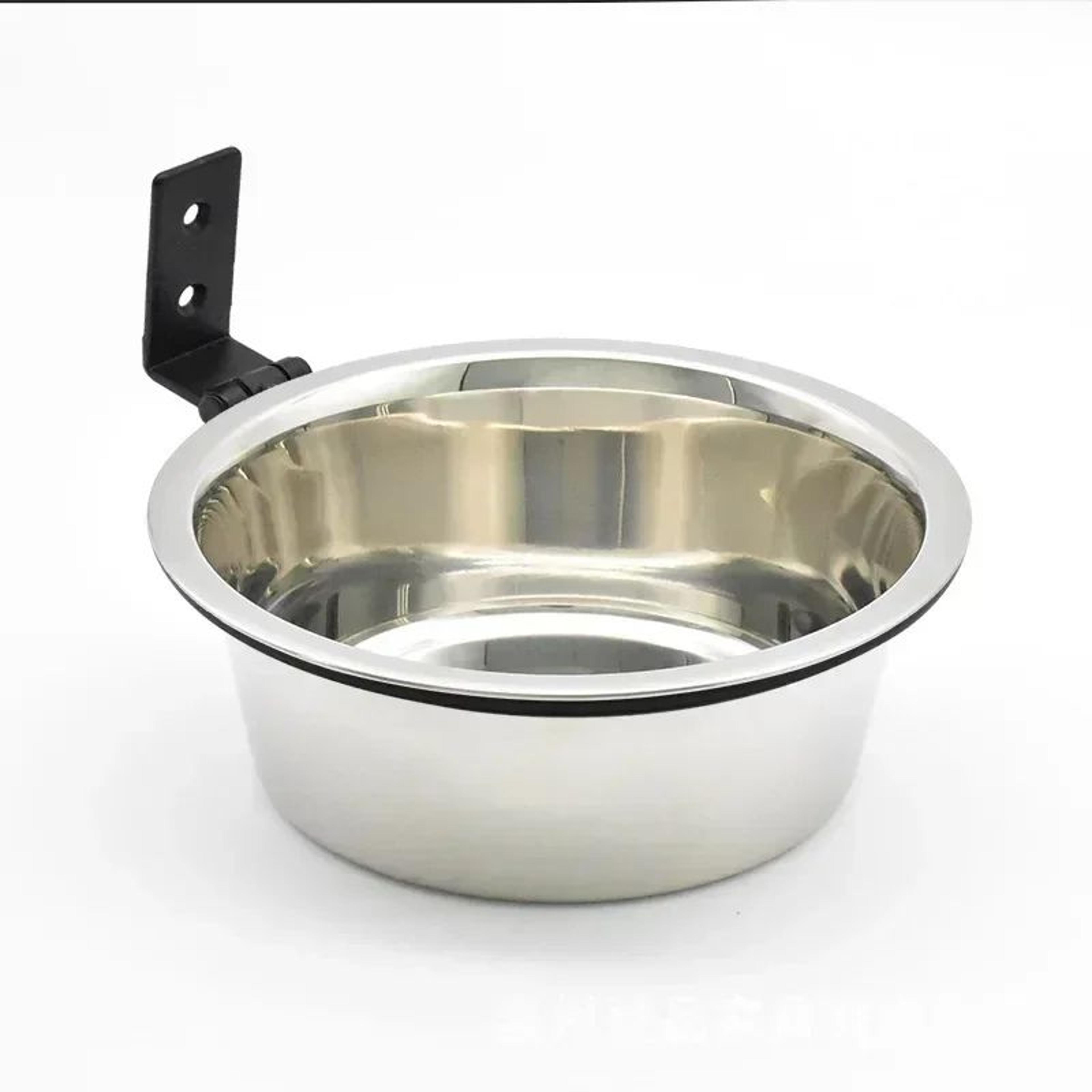 Wall Mounted Elevated Stainless Steel Pet Feeding Bowl 5