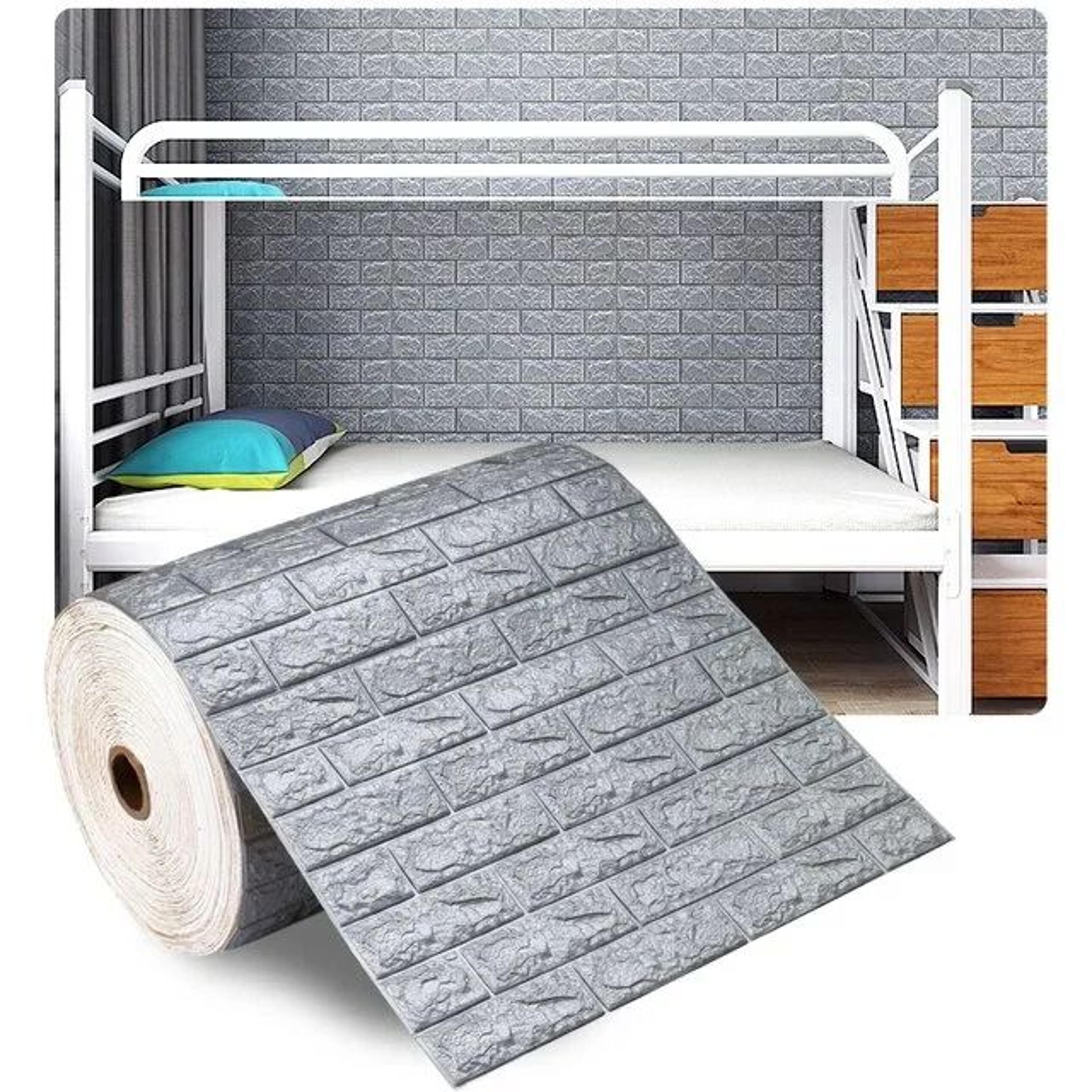3D Foam Brick Wall Panel Stickers Waterproof Self Adhesive Wallpaper Decor 10
