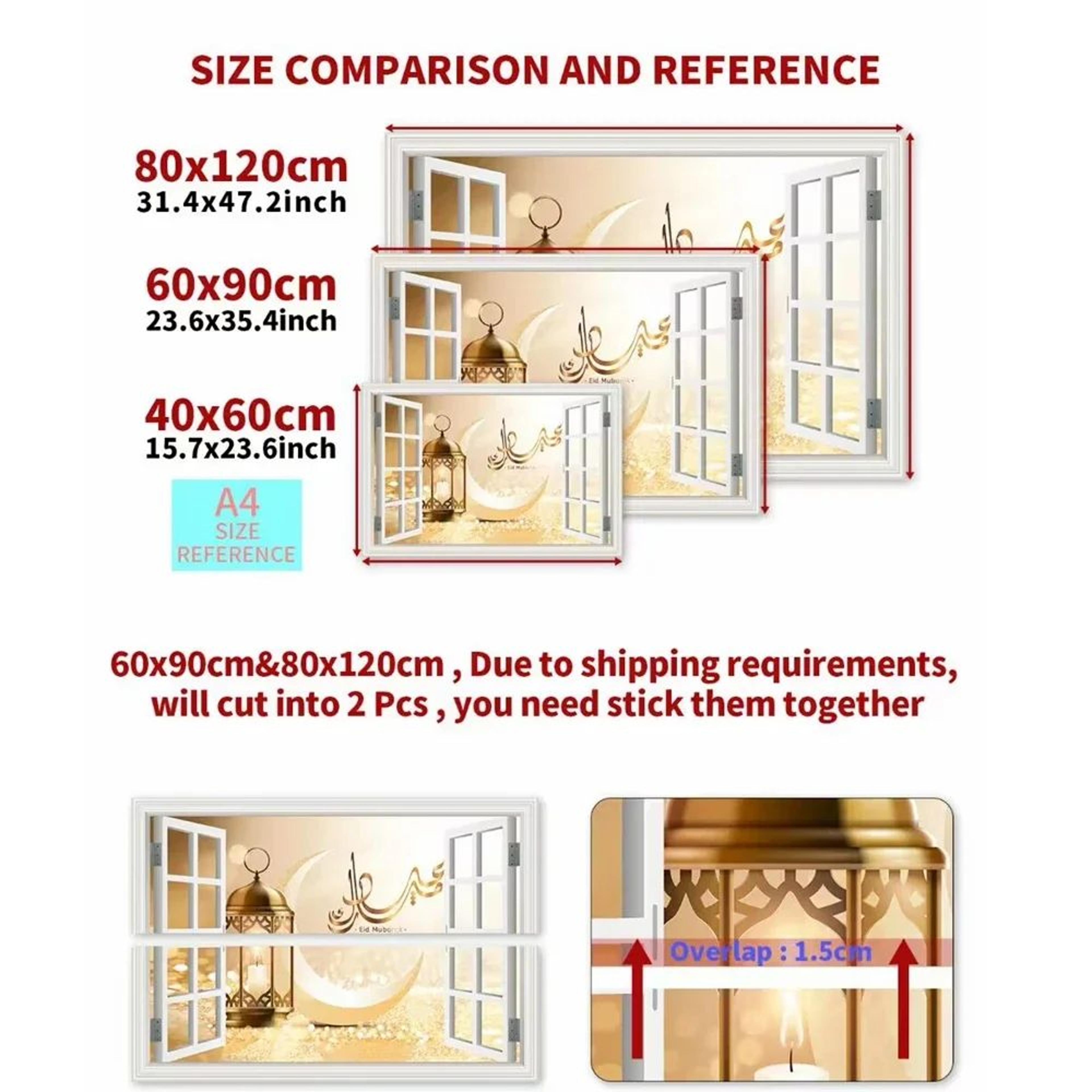 3D Beach Window View Wall Sticker 5