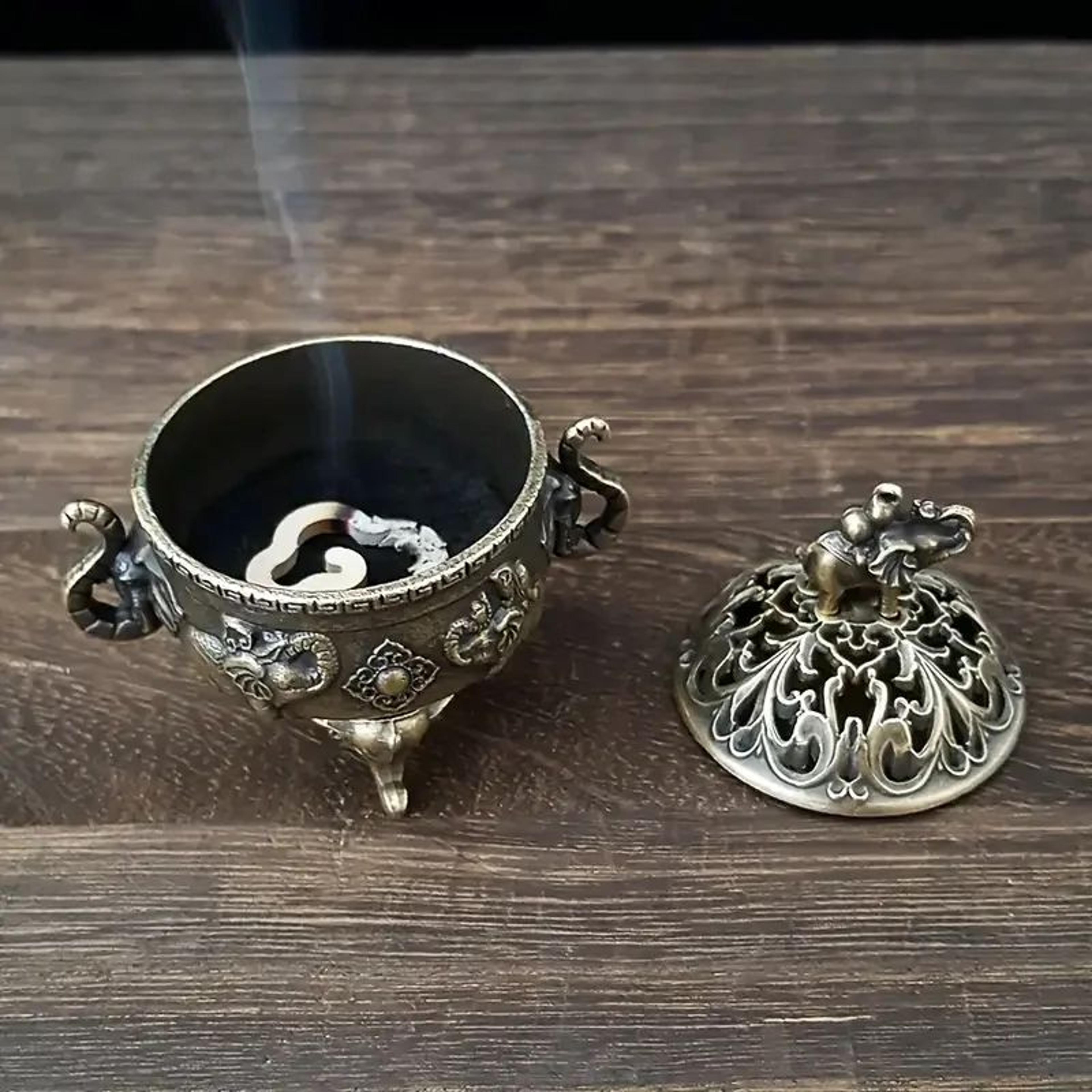 Elephant Incense Burner Aromatherapy Ornament 3