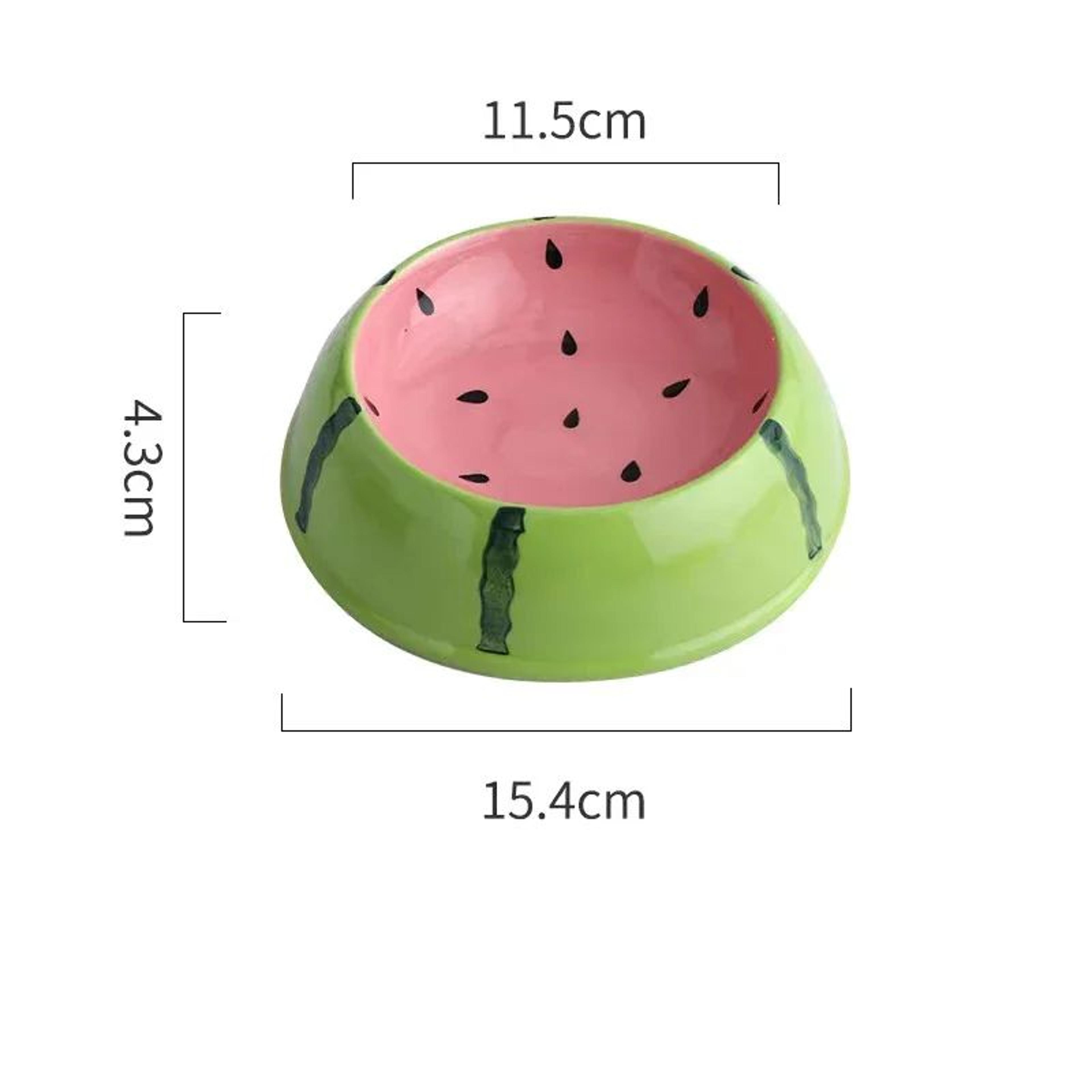 Cute Fruit Shape Ceramic Pet Food Bowl 6