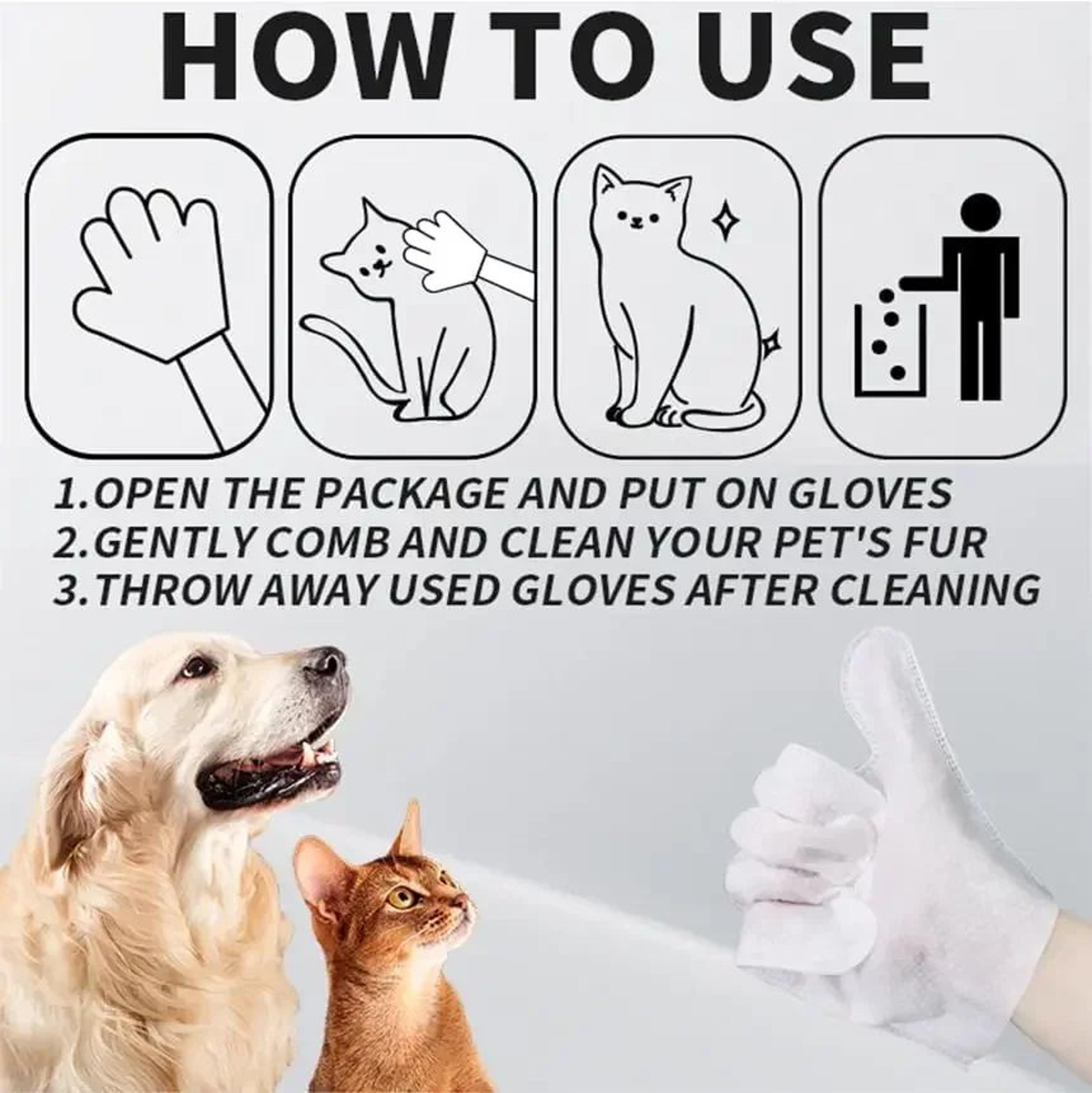 Extra Thick Pet Cleaning Grooming Wipes 3