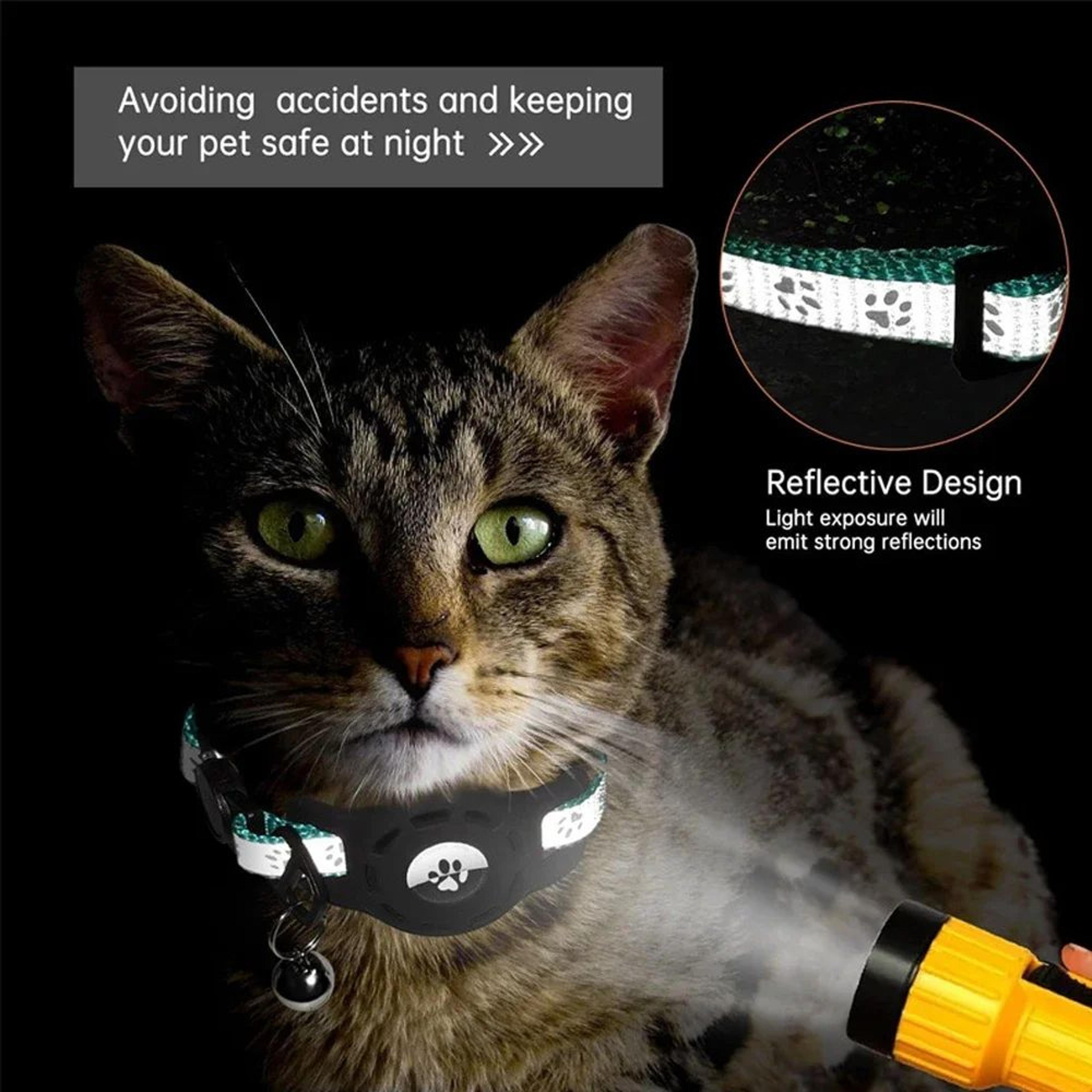 AirTag Safety Cat Collar With Bell 4