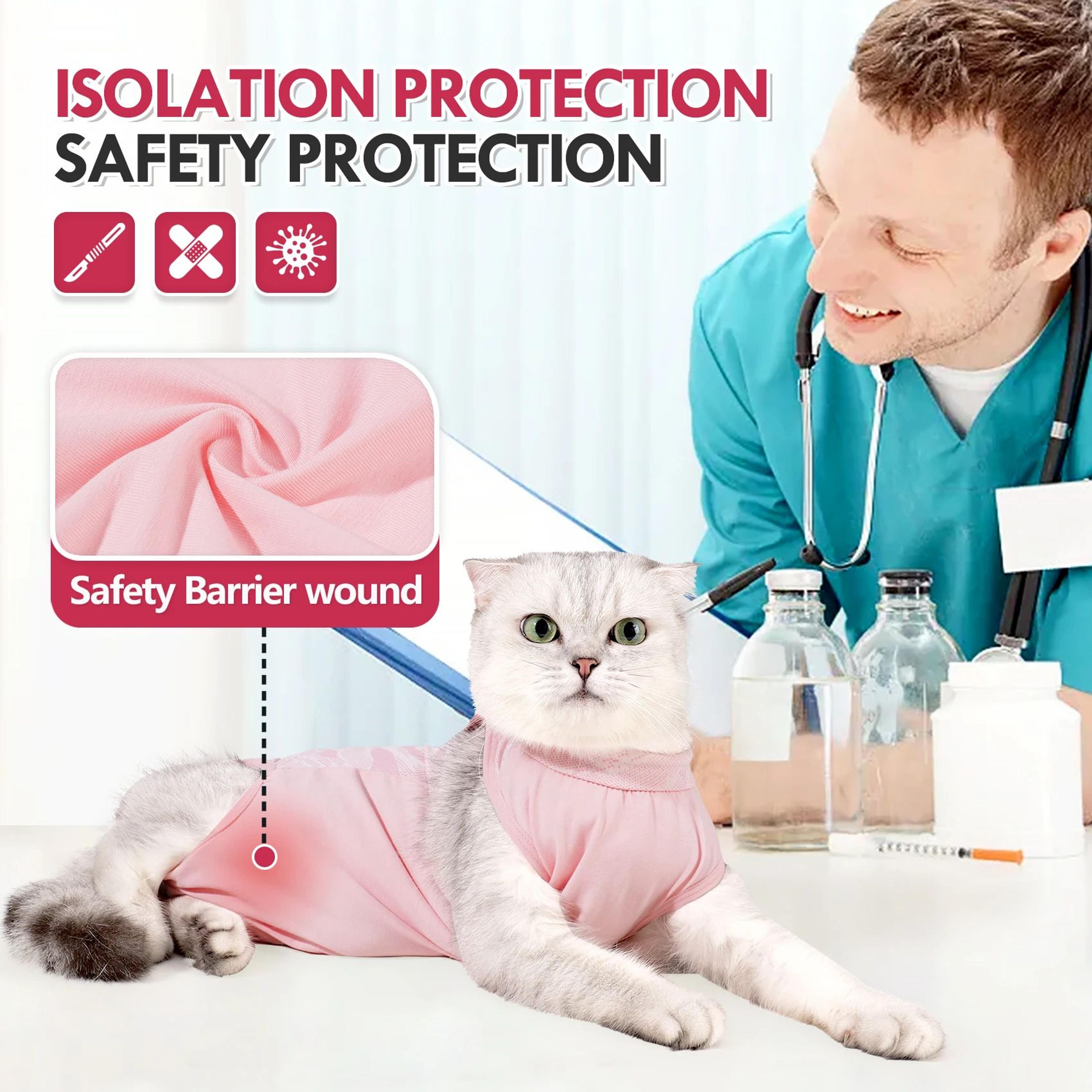 Breathable Cat Recovery Suit For Surgery 2