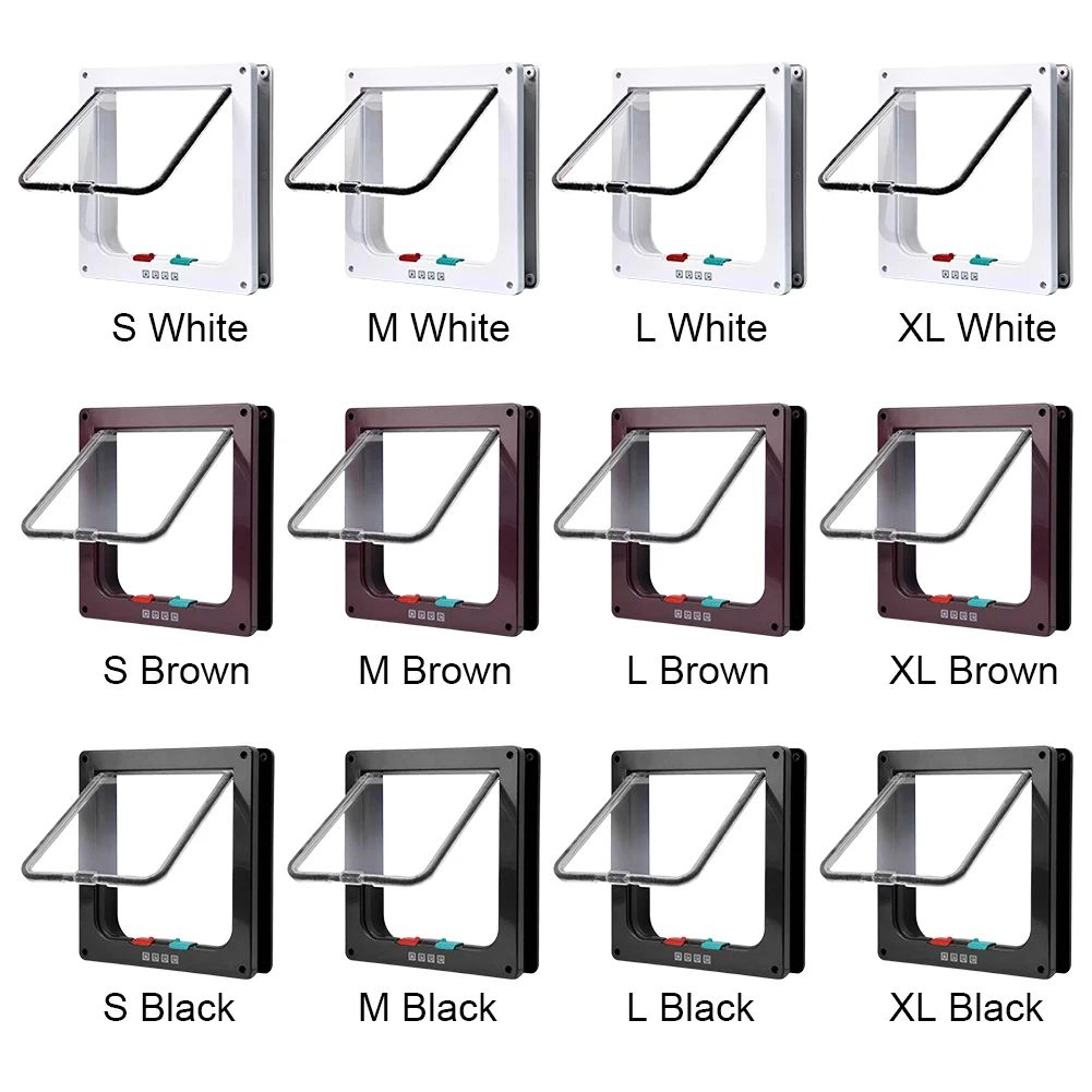 4 Way Locking Pet Flap Door 1
