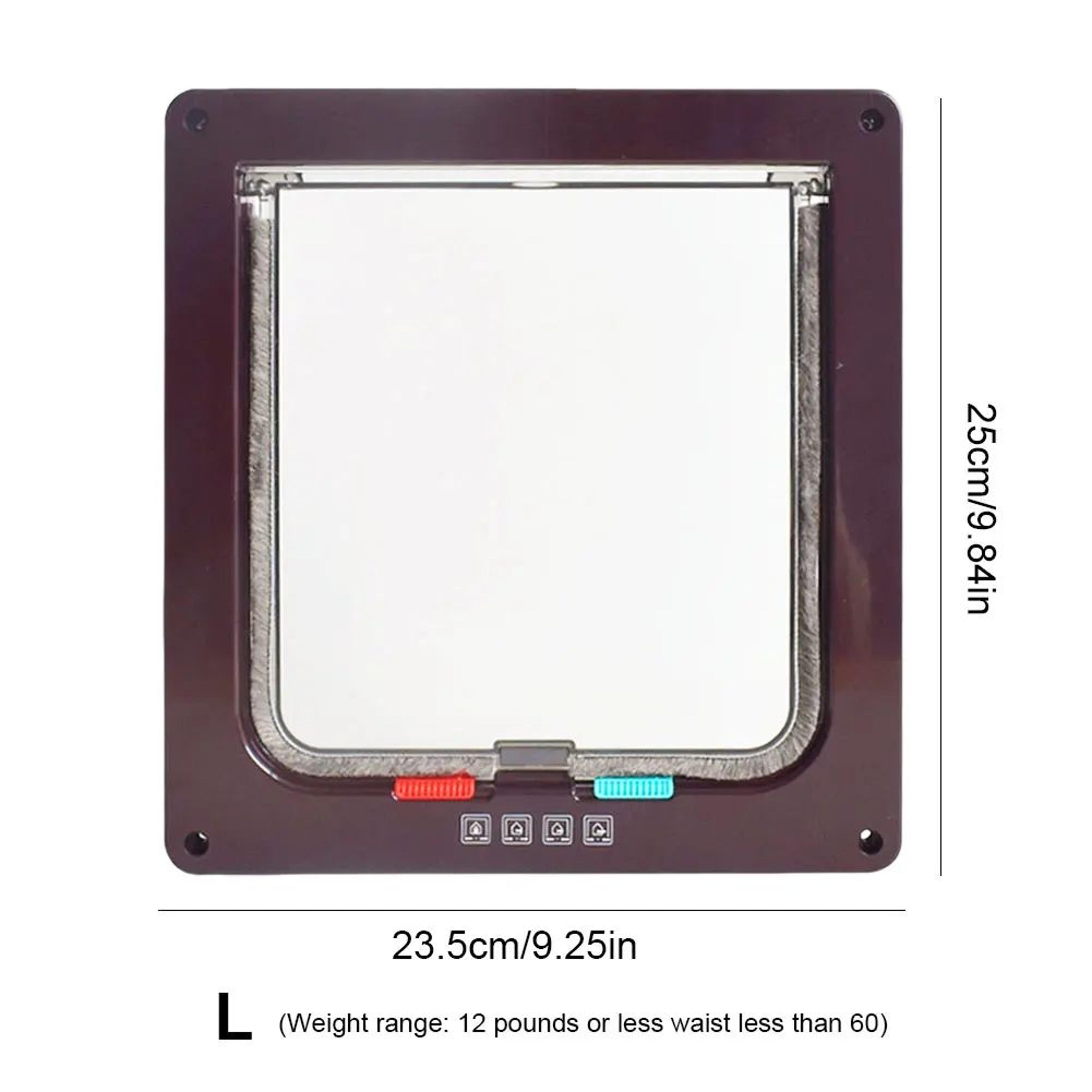 4 Way Locking Pet Flap Door 5