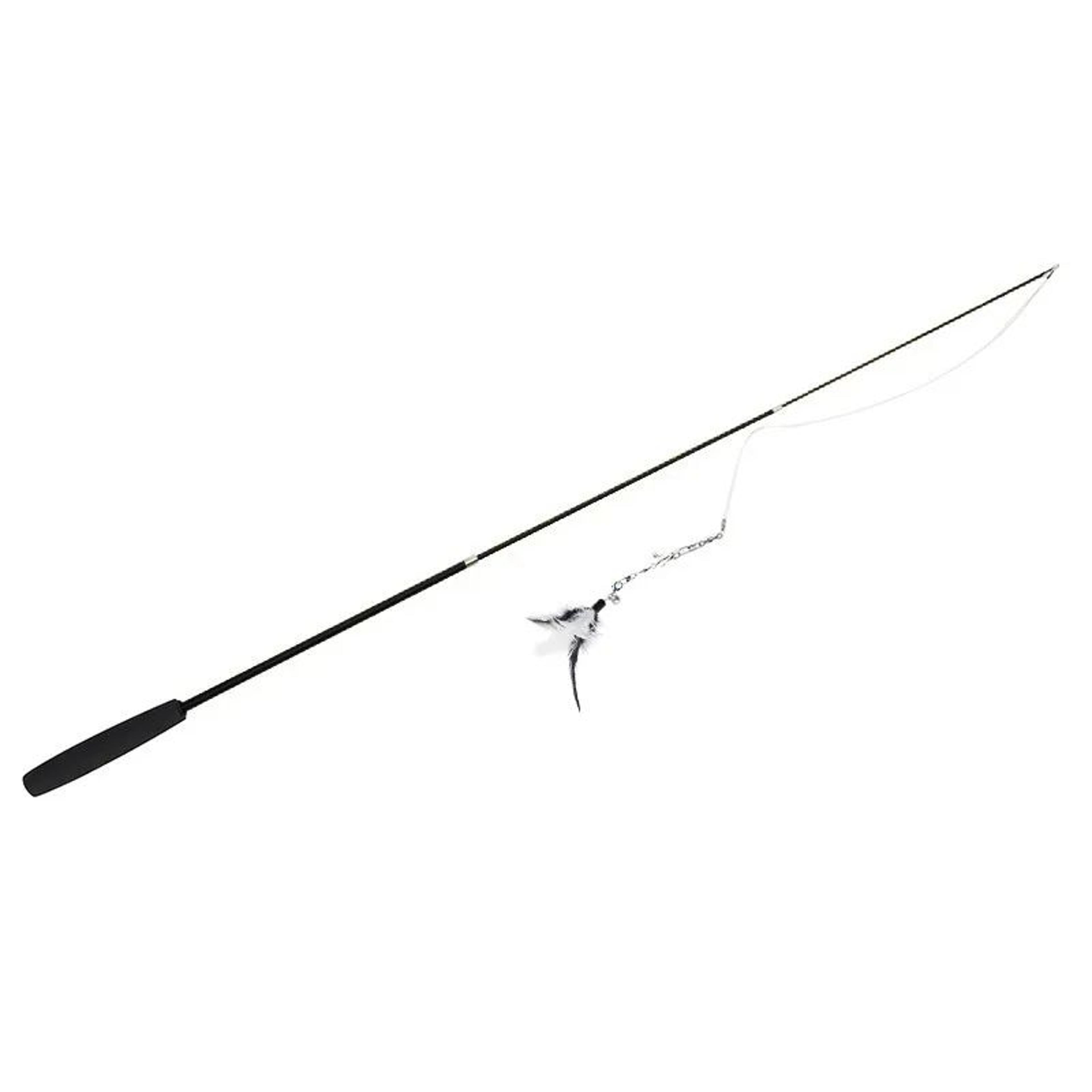 Telescopic Feather Cat Teaser Wand Toy 8